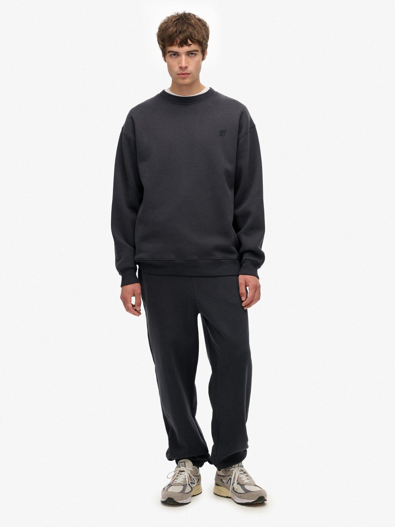Image 3 of 7 of Superdry Oversized Jogger - Black