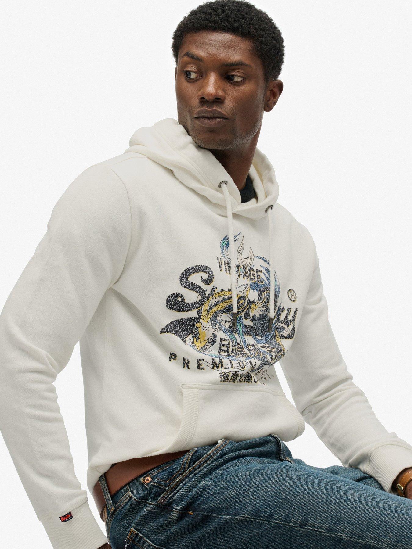 image of superdry-vl-tokyo-relaxed-hoodie-grey