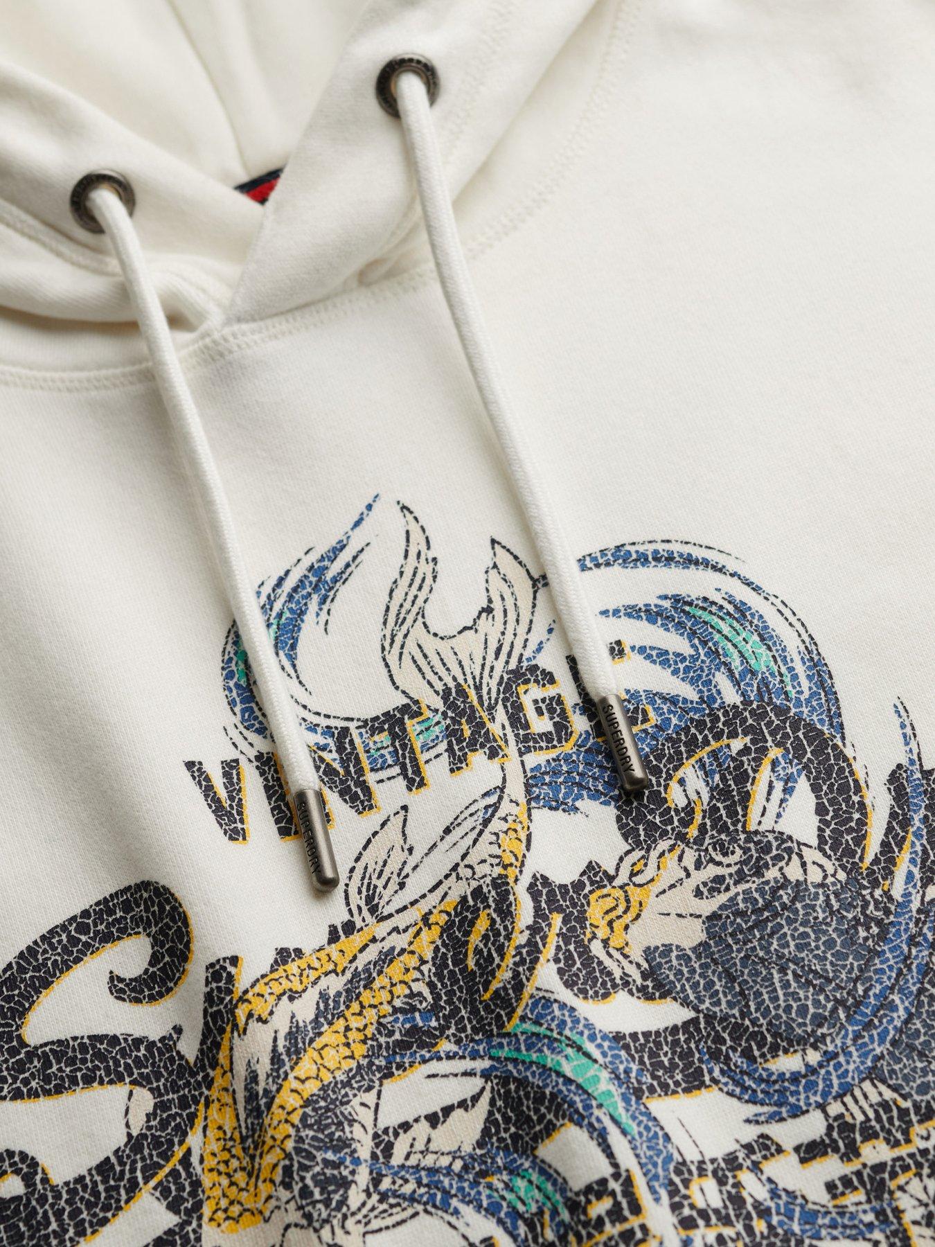  image of superdry-vl-tokyo-relaxed-hoodie-grey