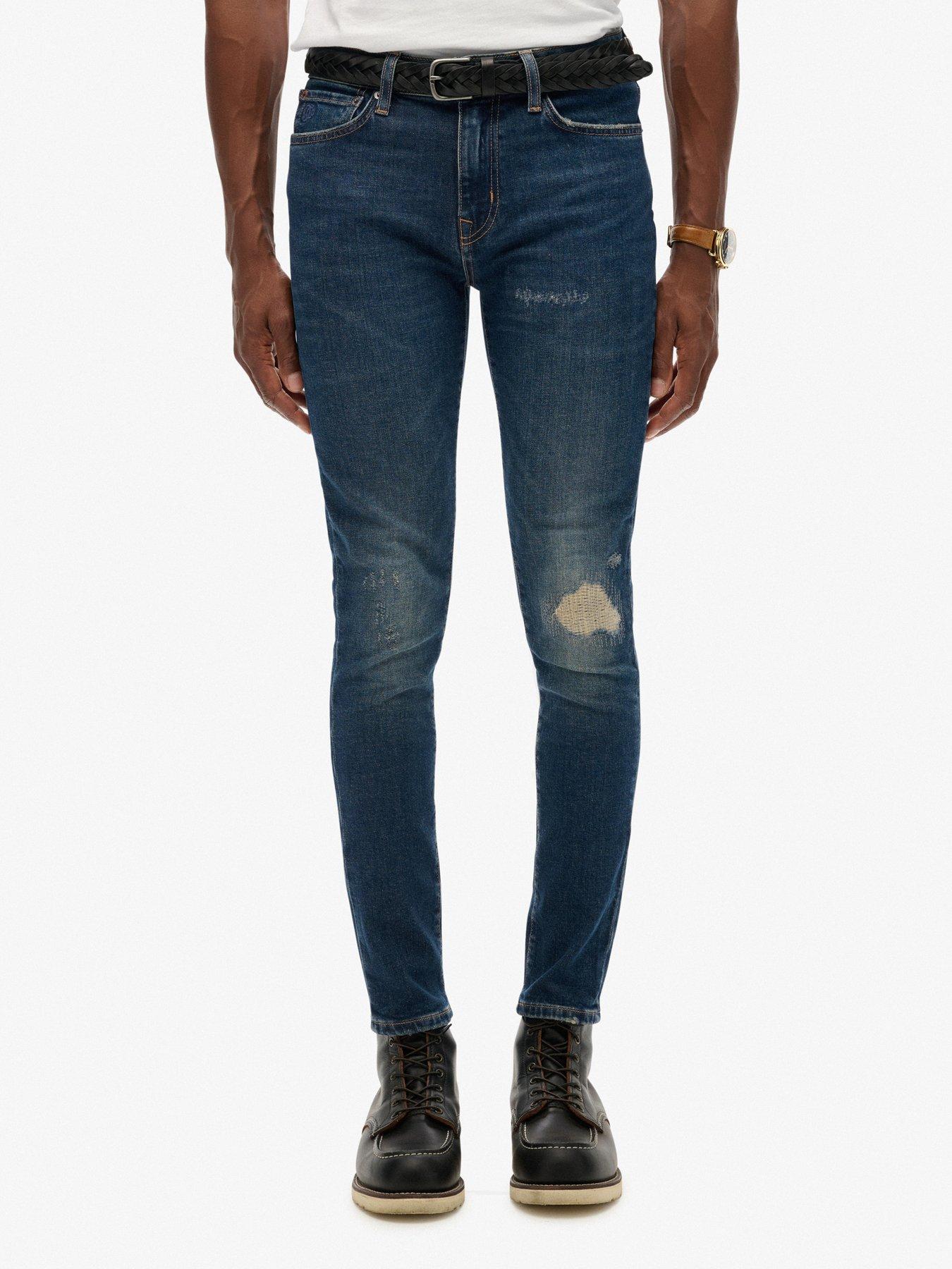 Superdry Vintage Skinny Fit Jeans - Blue