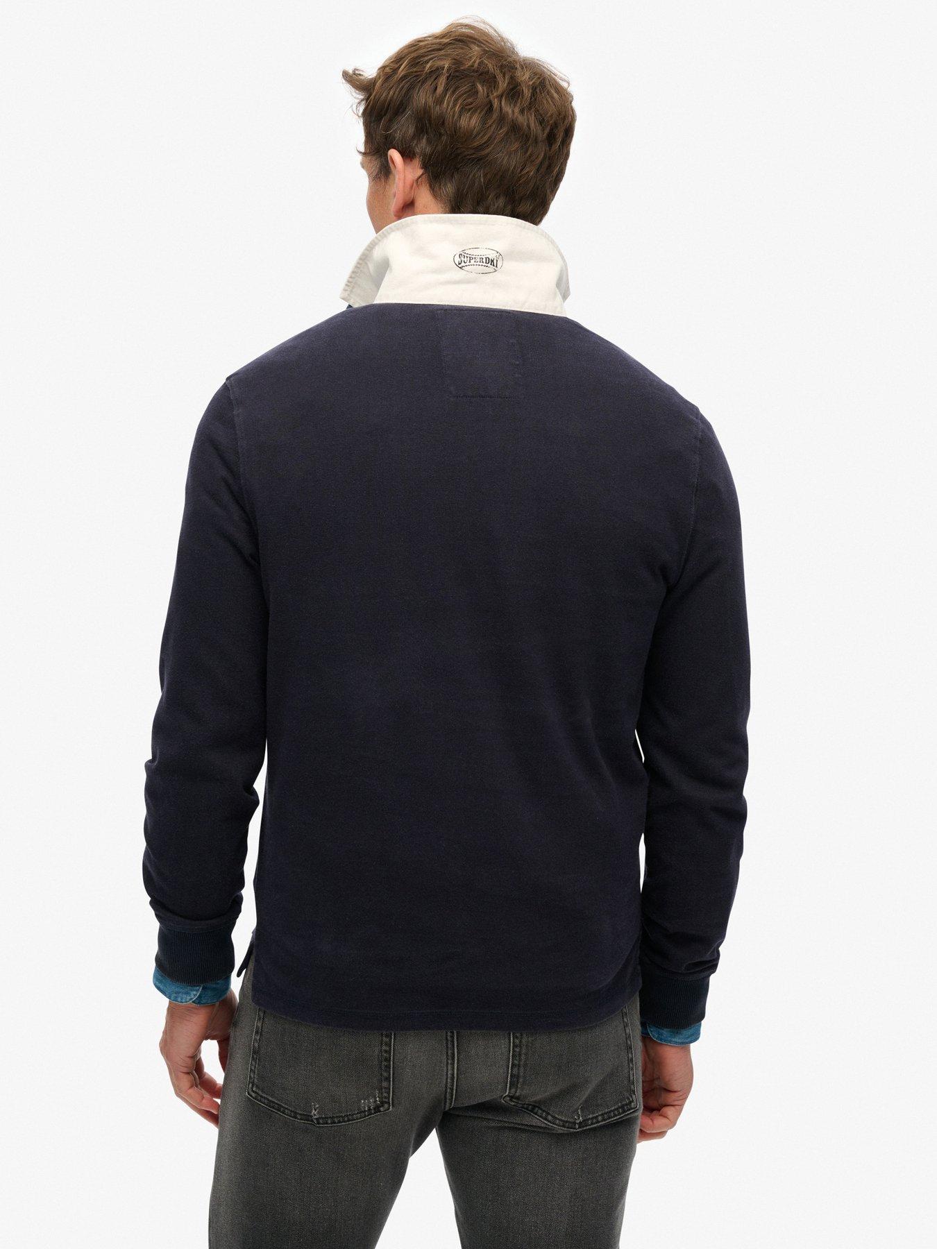 Image 2 of 4 of Superdry Superdry Vintage Athletic Long Sleeve Rugby