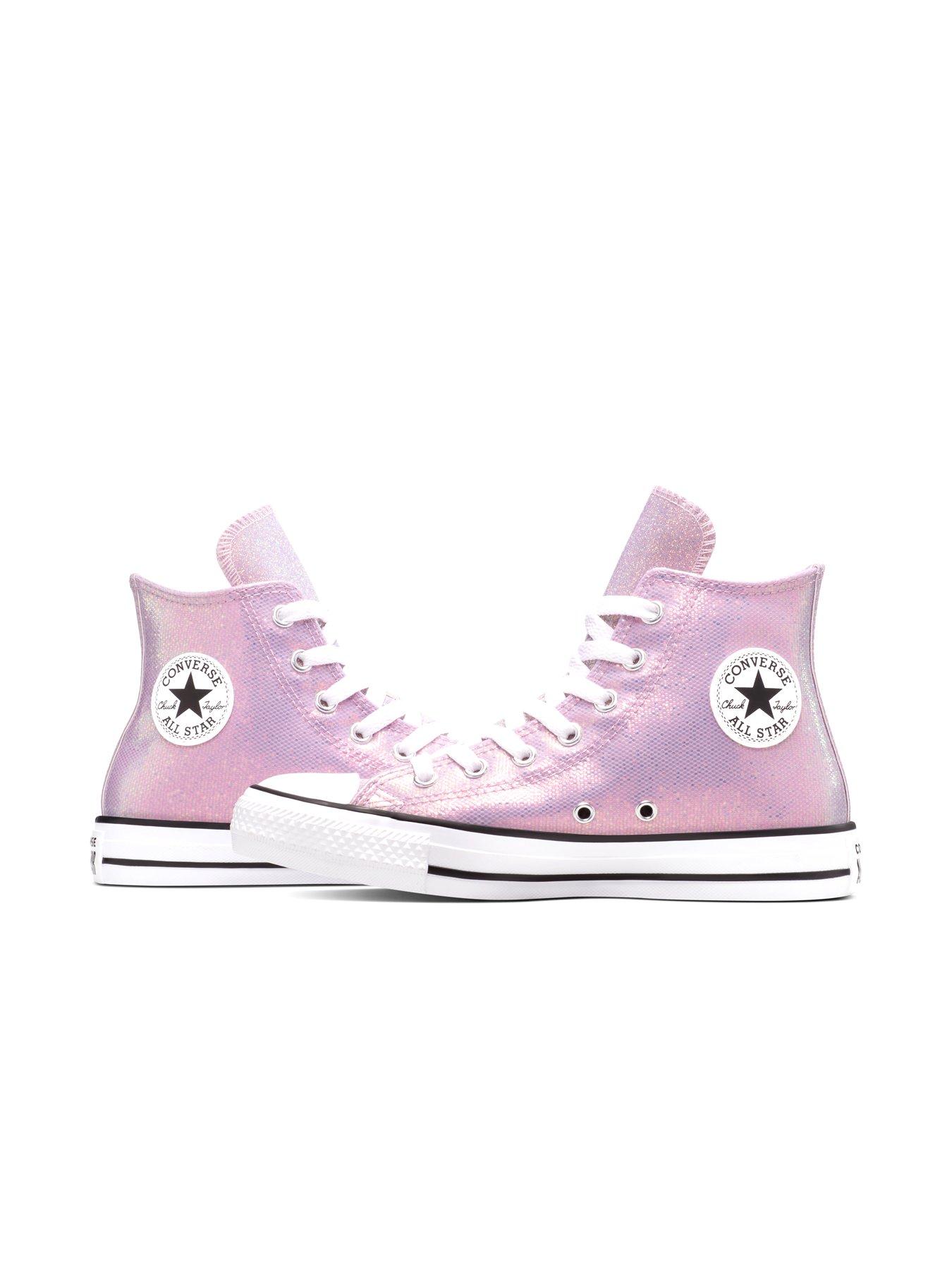Image 7 of 7 of Converse Kids Chuck Taylor All Star Disco High Top - Purple