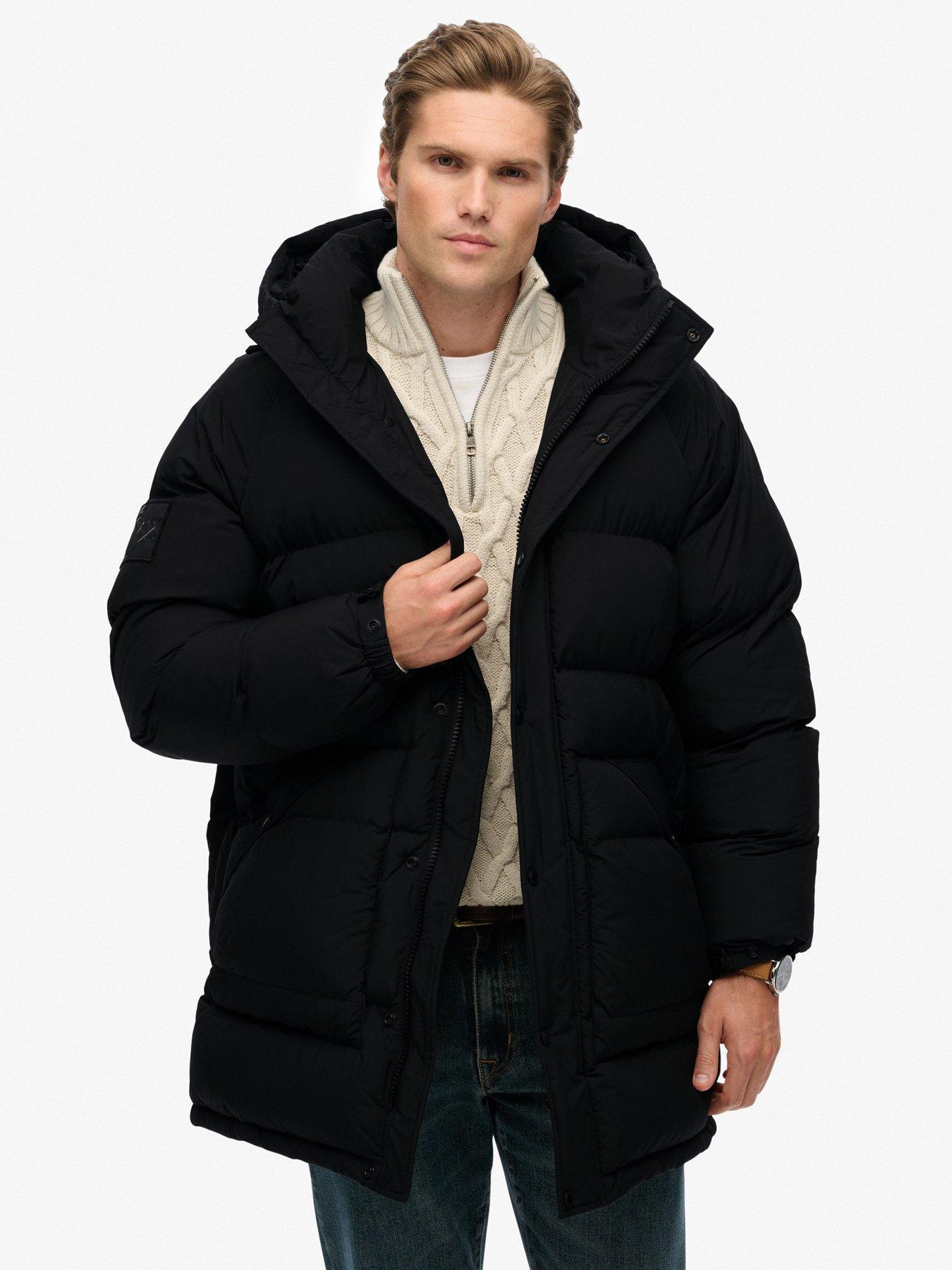undefined Superdry Longline Baffle Parka Jacket