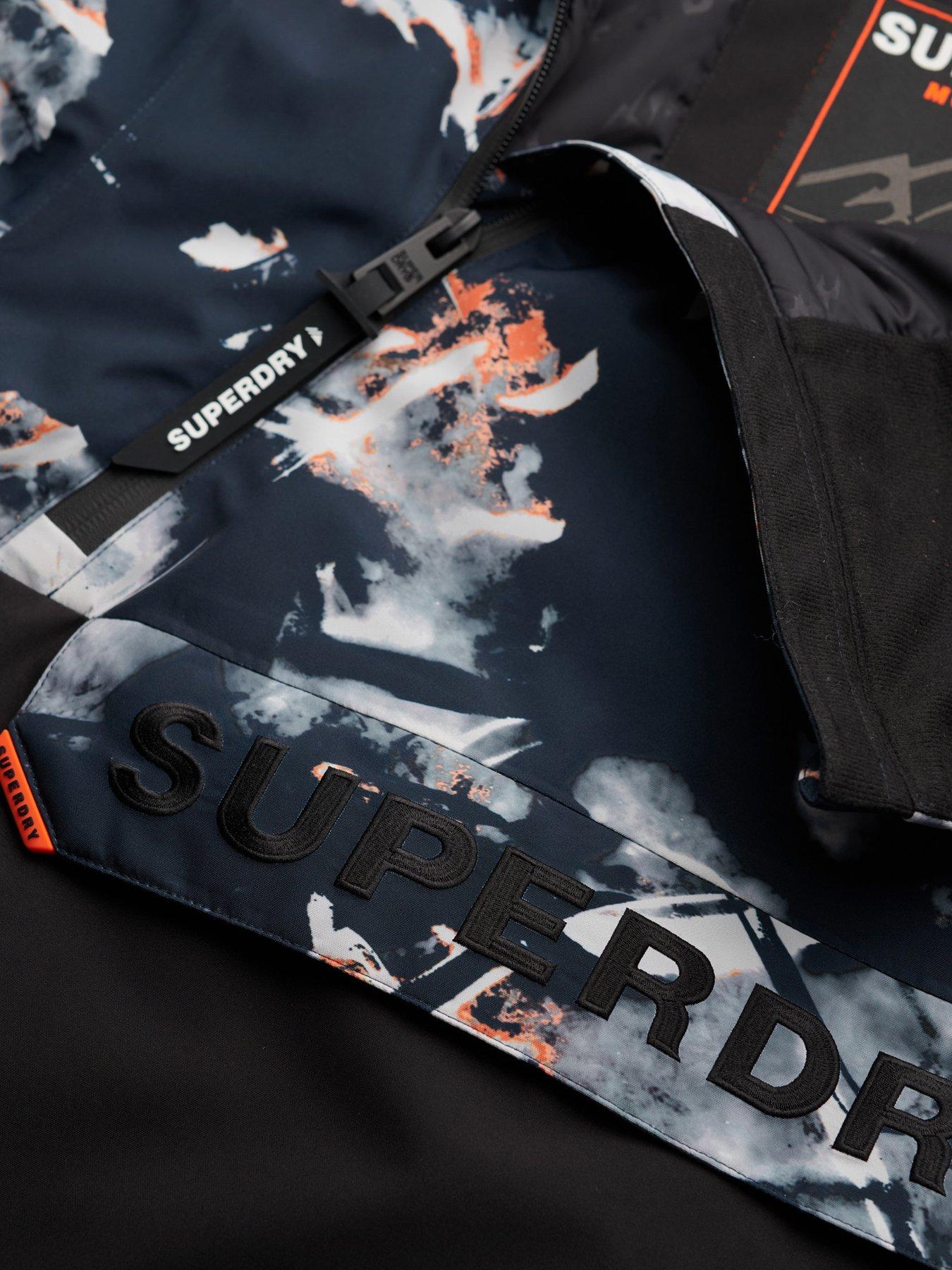  image of superdry-freestyle-overhead-ski-jacket-black