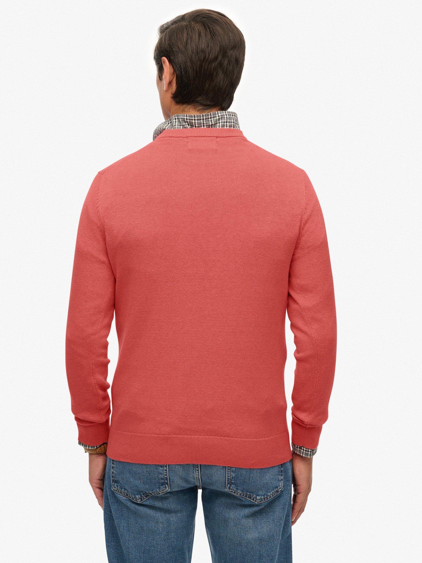  image of superdry-essentials-cotton-knitted-jumper
