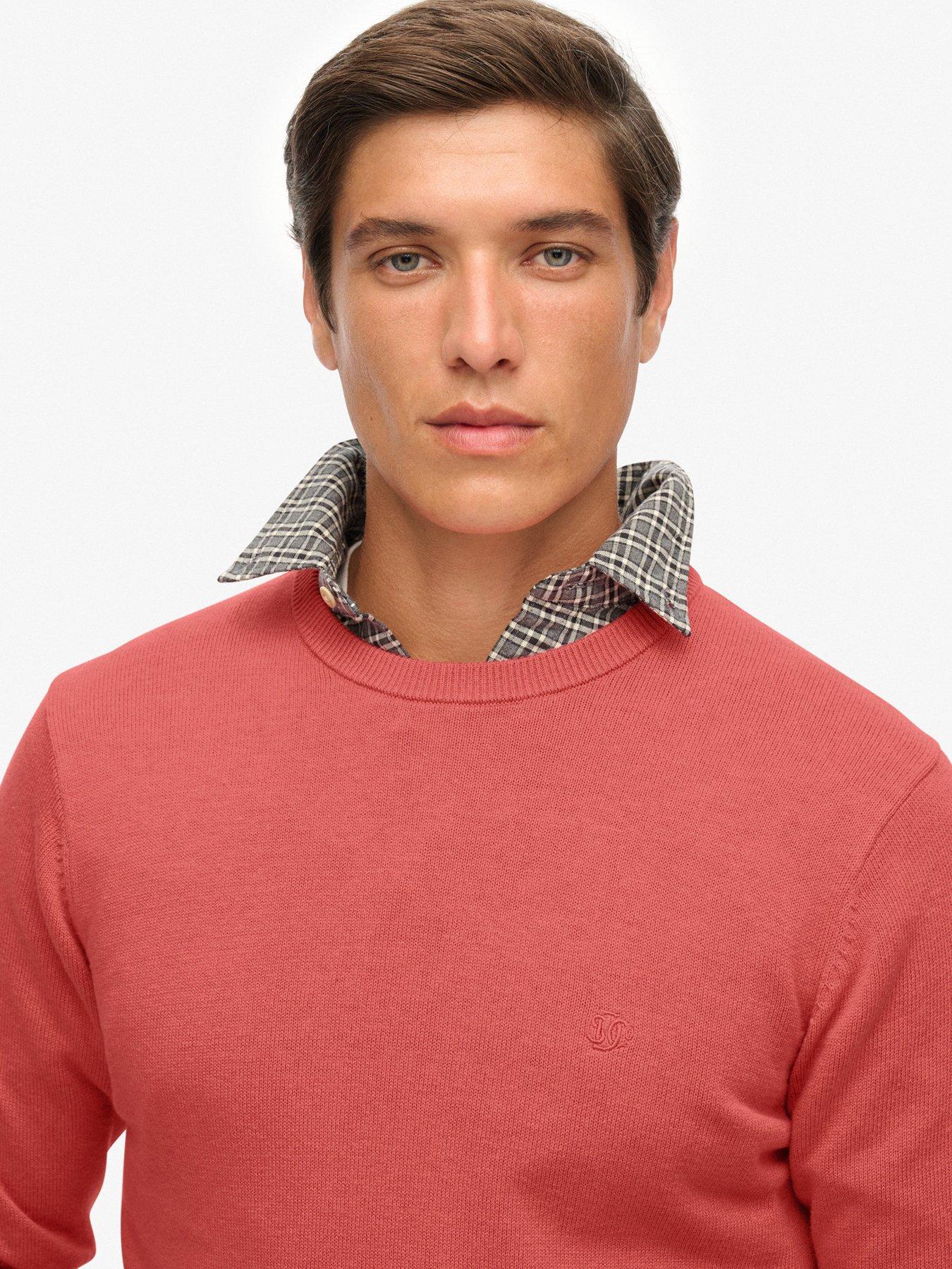  image of superdry-essentials-cotton-knitted-jumper