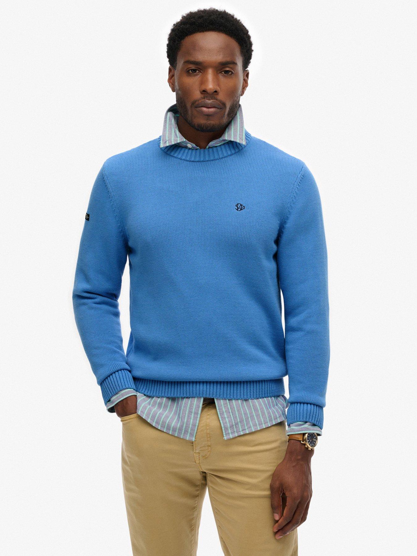 Image 1 of 5 of Superdry Preppy Cotton Knitted Jumper
