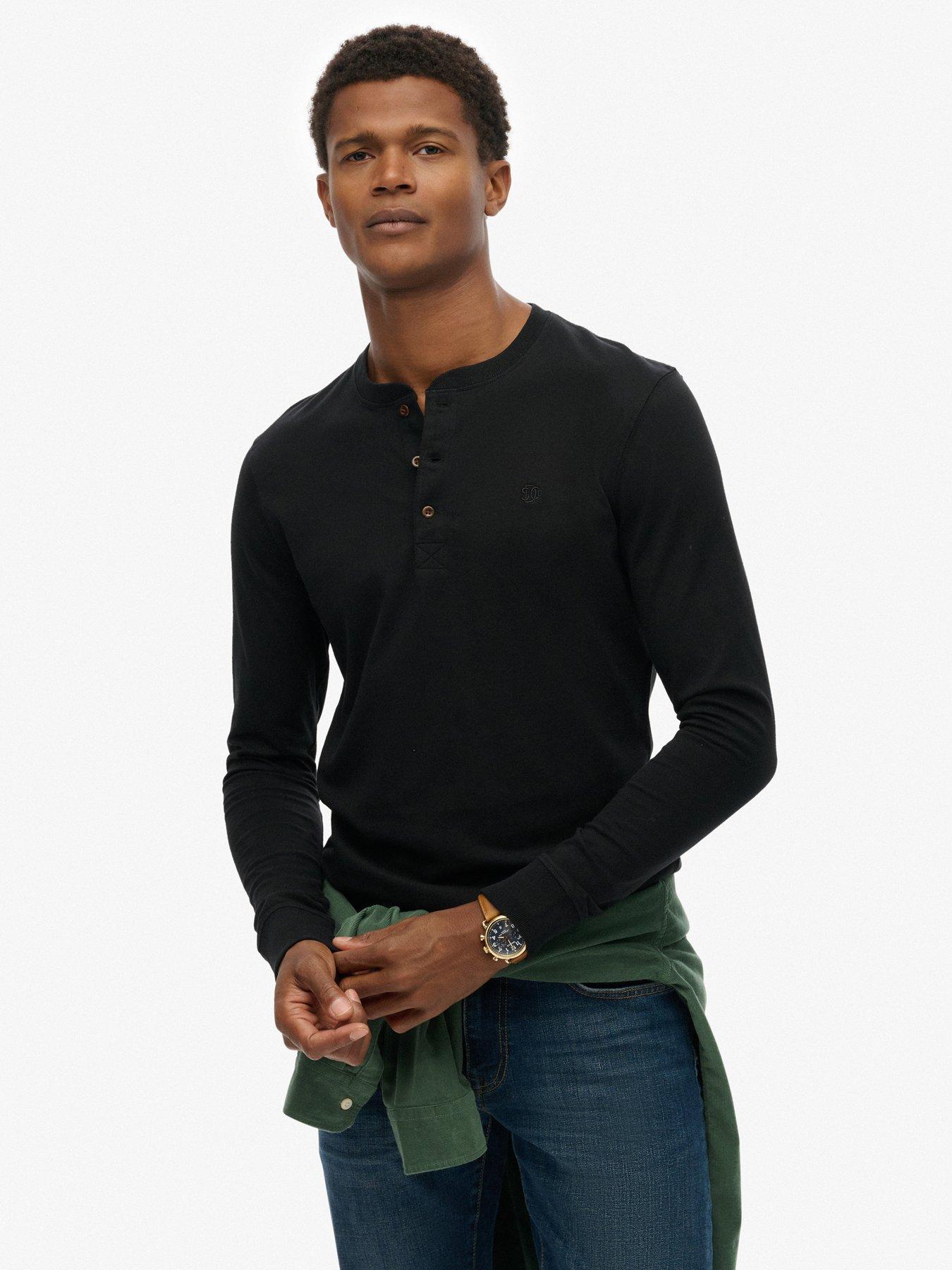 Superdry Superdry Classic Essential Grandad Long Sleeve T-shirt