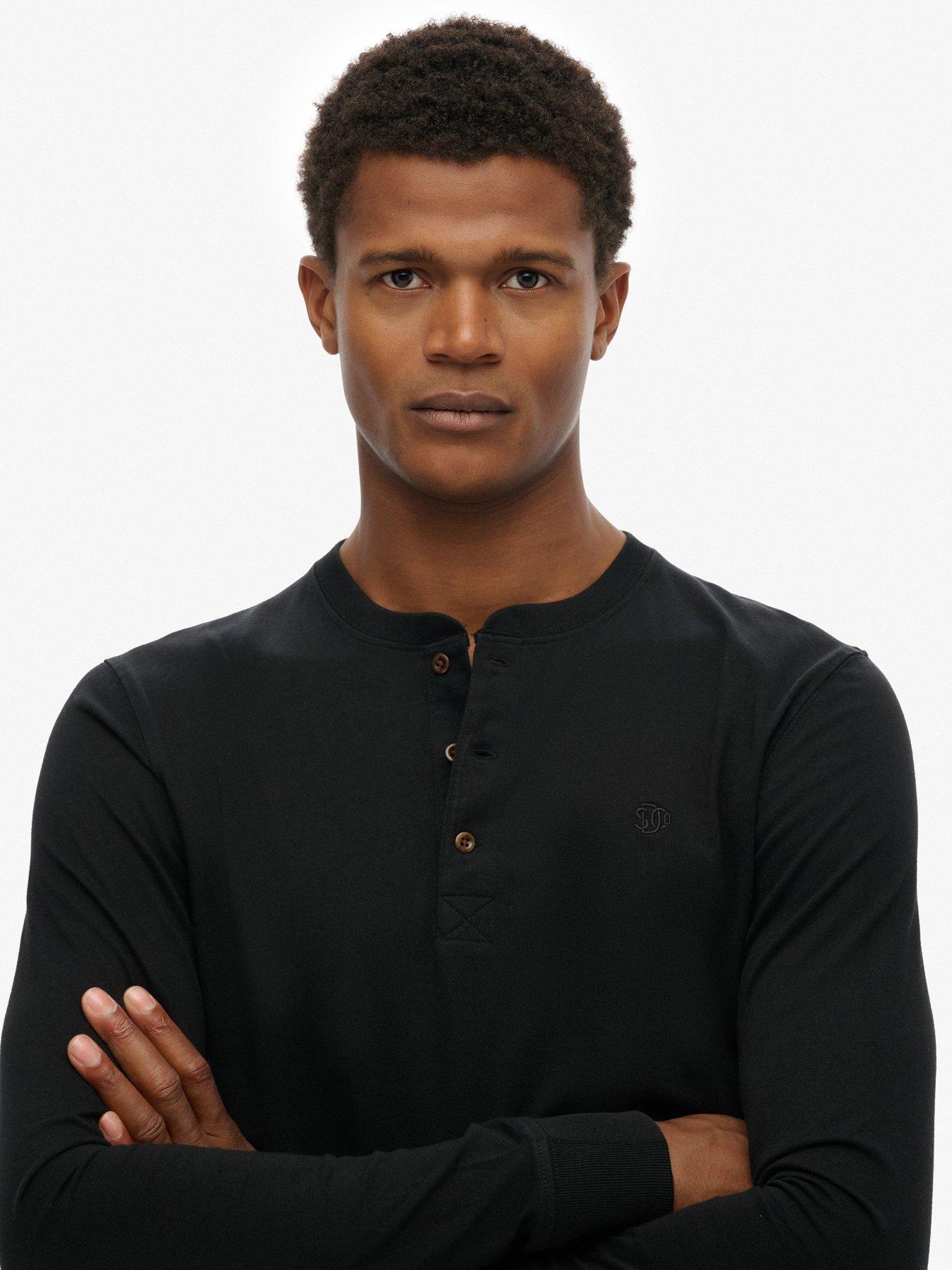 Image 4 of 5 of Superdry Classic Essential Grandad Long Sleeve T-shirt