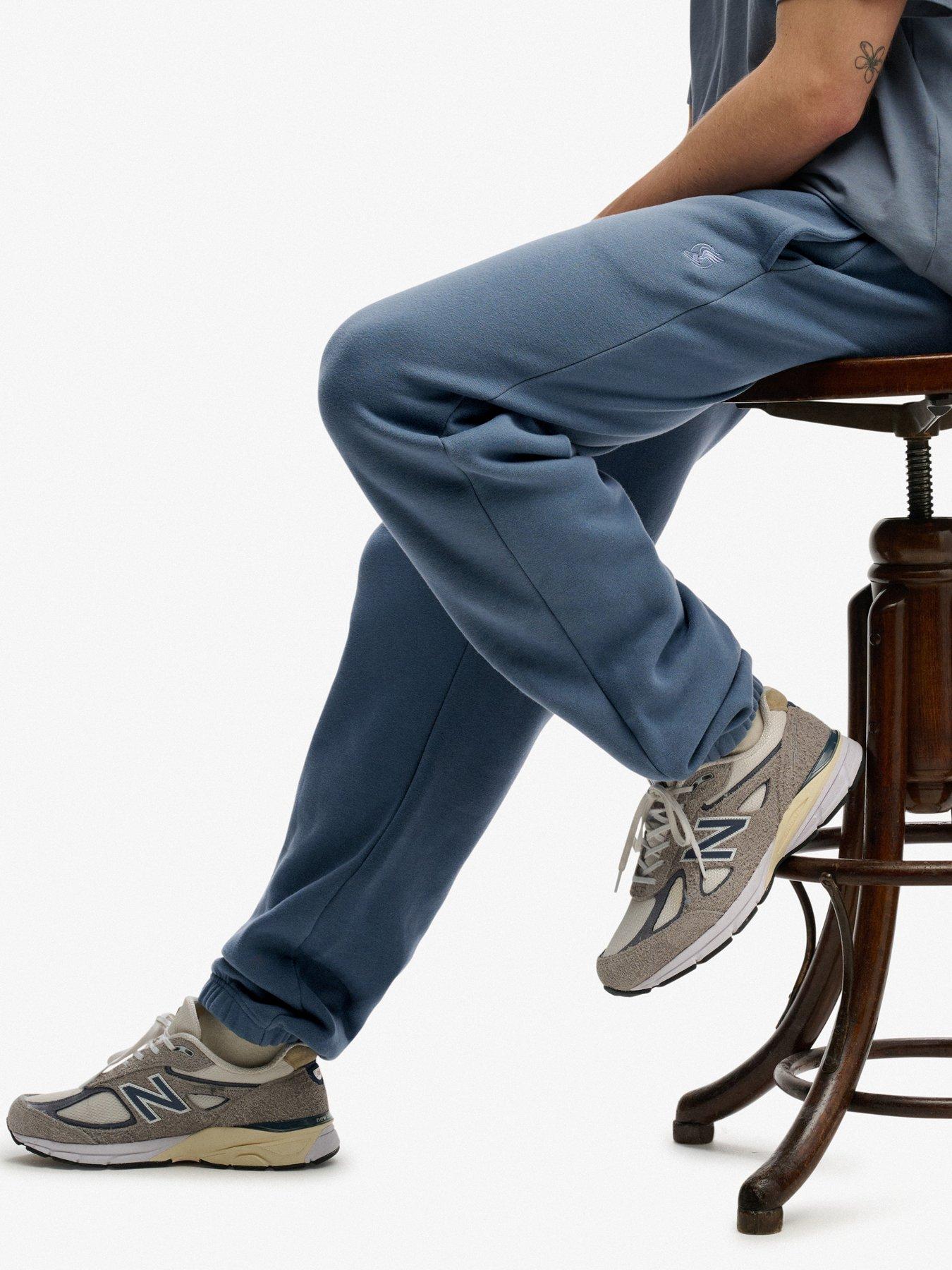  image of superdry-oversized-jogger-blue