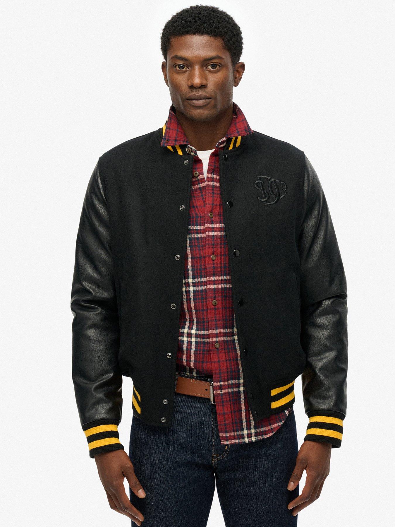 Superdry Classic Varsity Bomber Jacket - Black