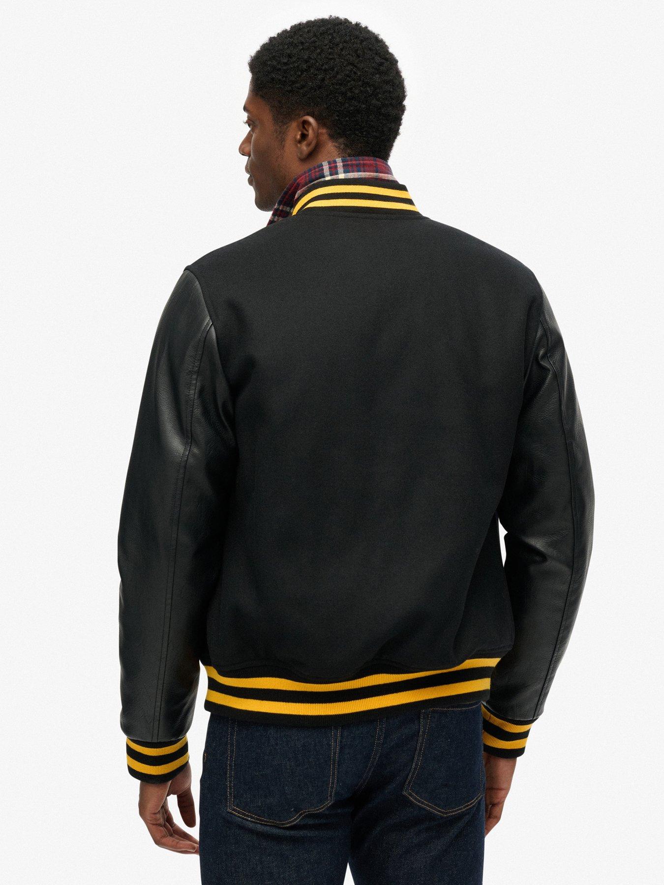  image of superdry-classic-varsity-bomber-jacket-black