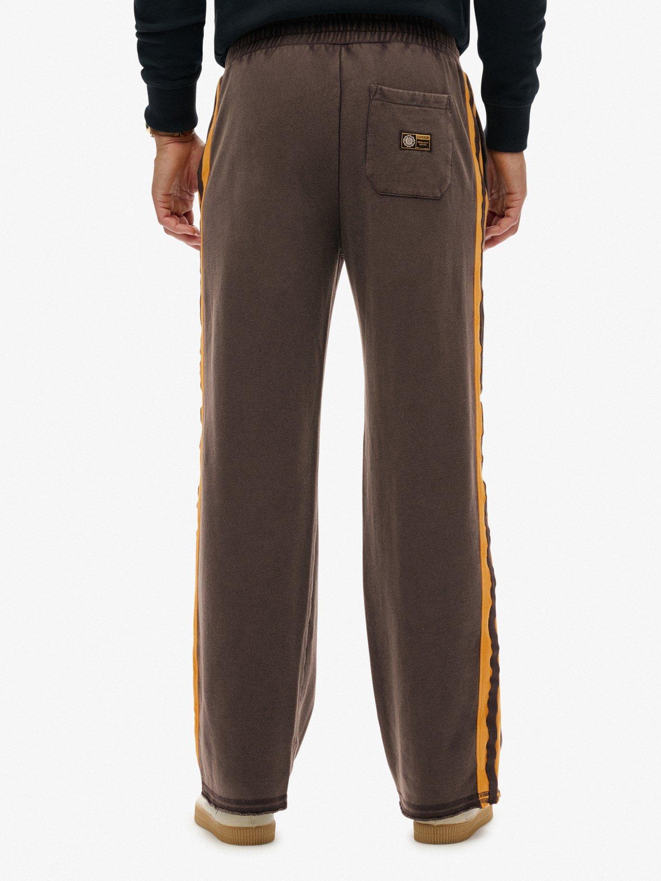  image of superdry-athletic-fives-jogger-brown