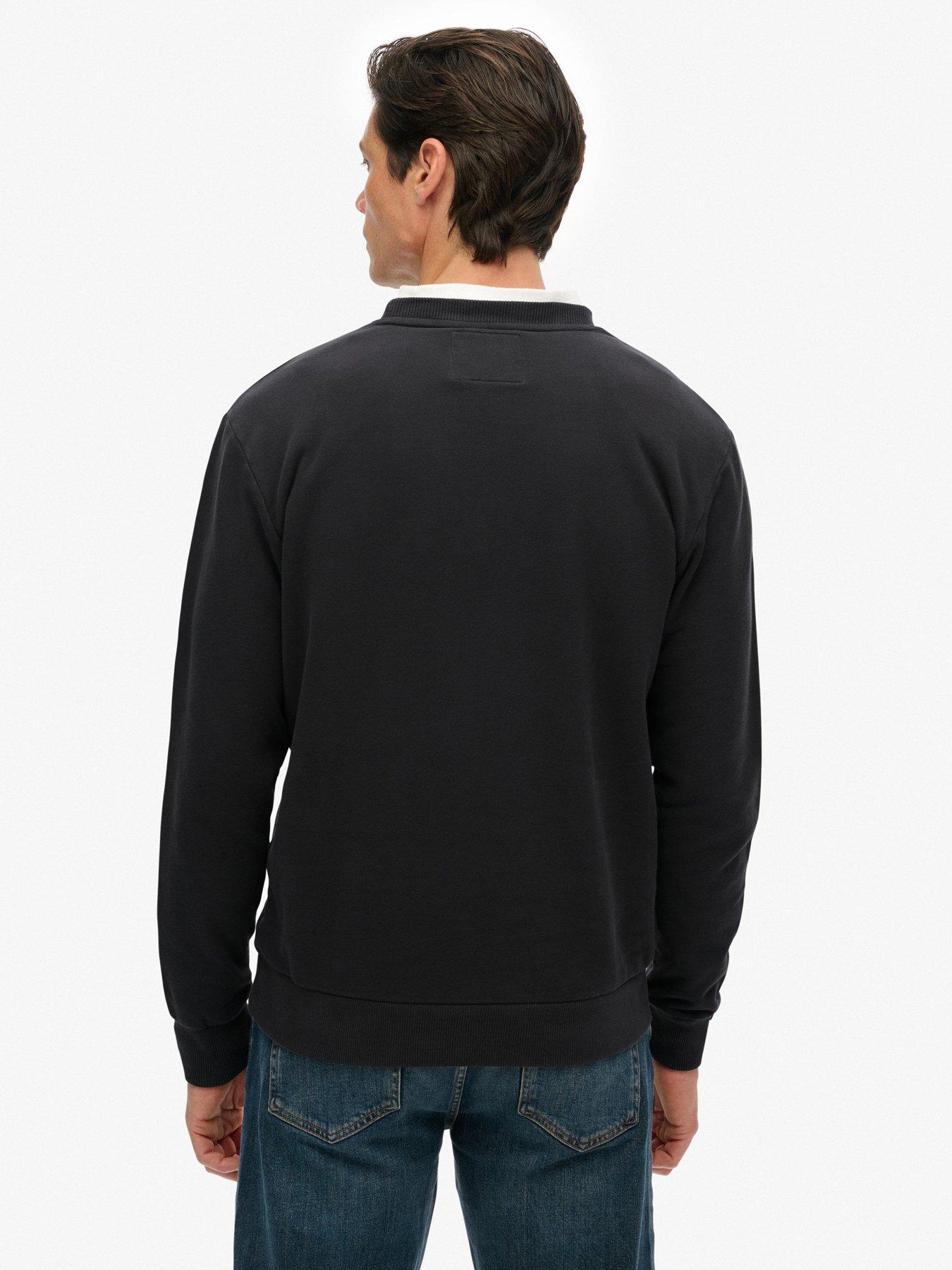  image of superdry-service-supply-loose-sweat-black