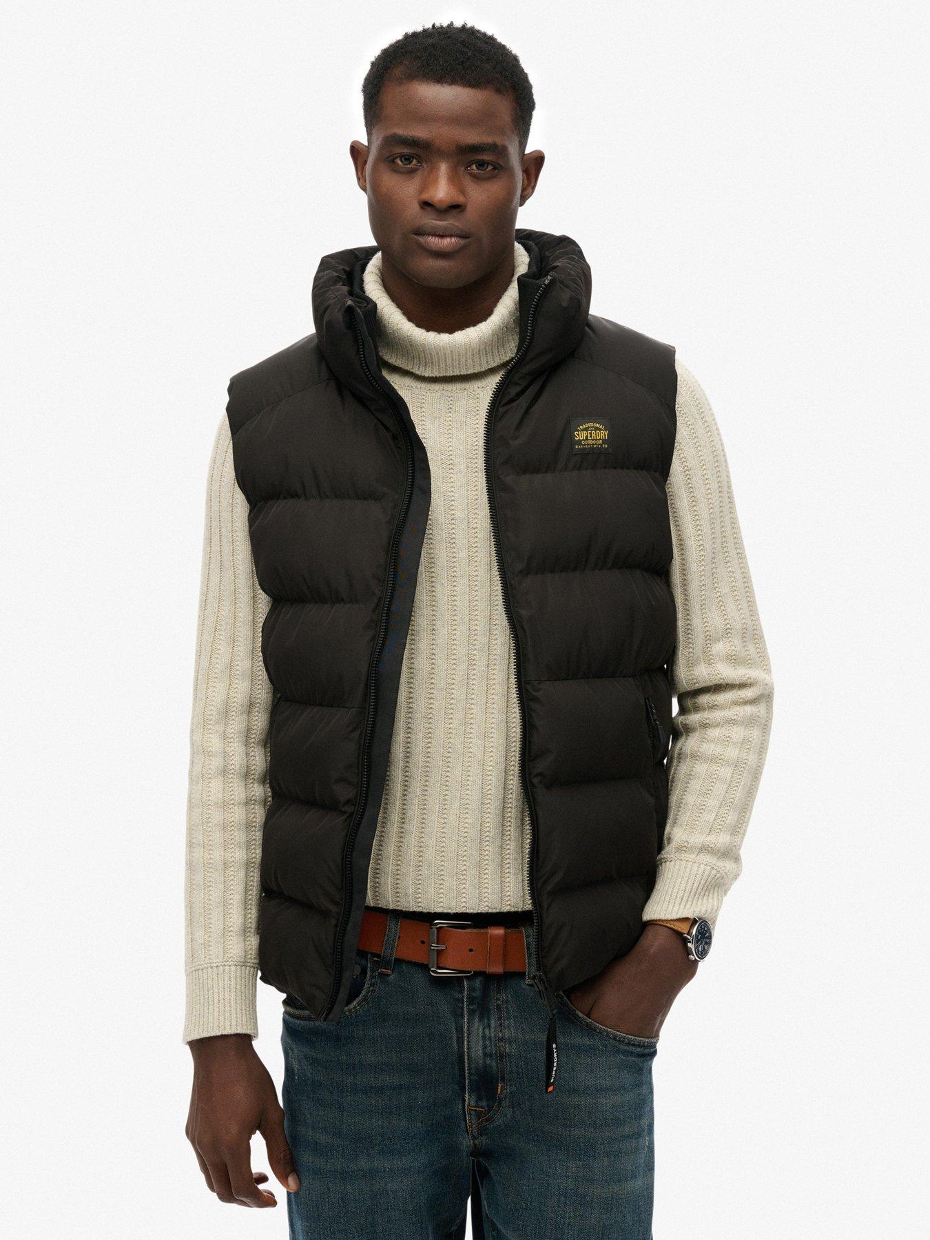 Superdry Sports Padded Gilet - Black