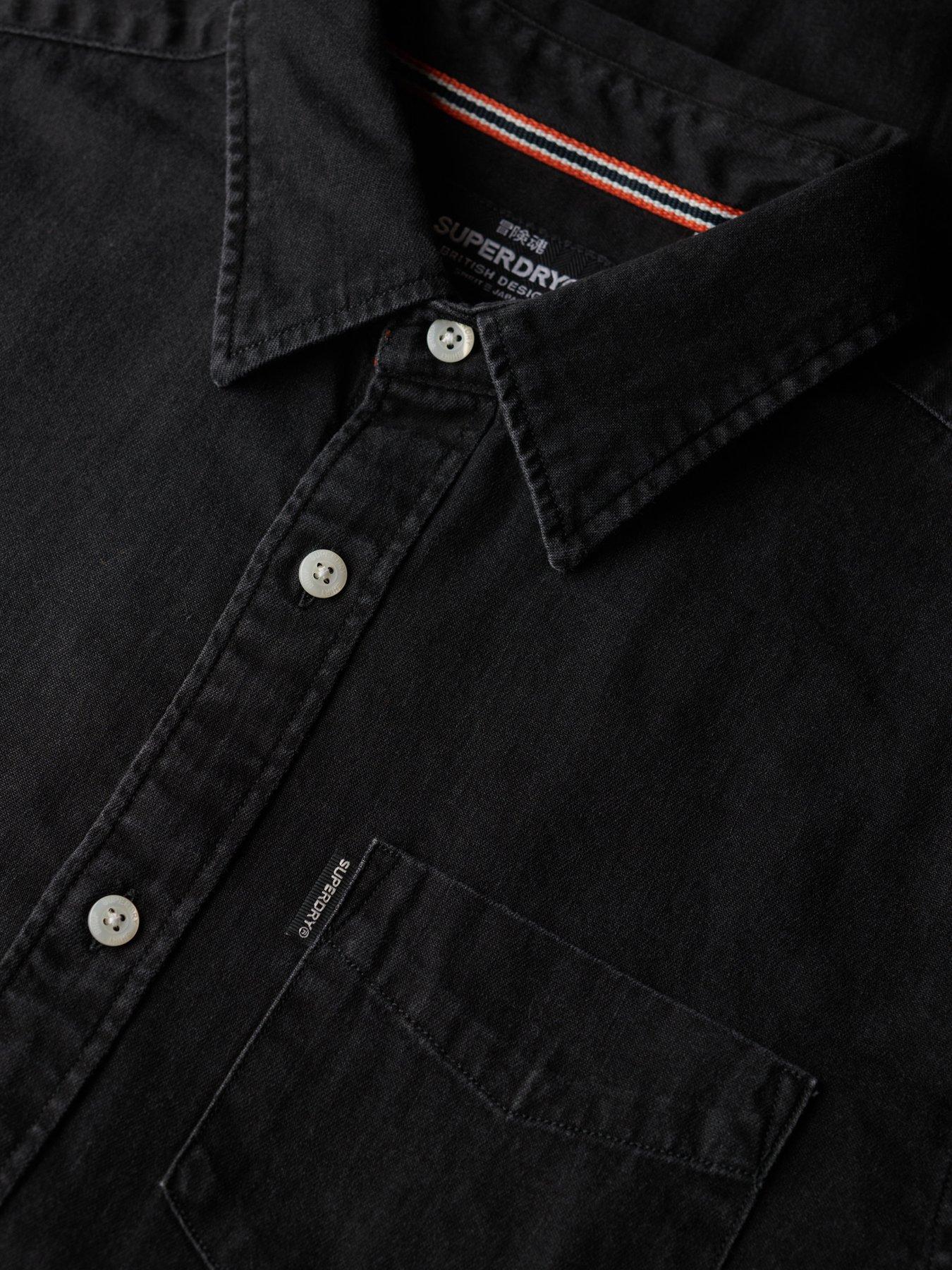  image of superdry-essentials-denim-long-sleeve-shirt