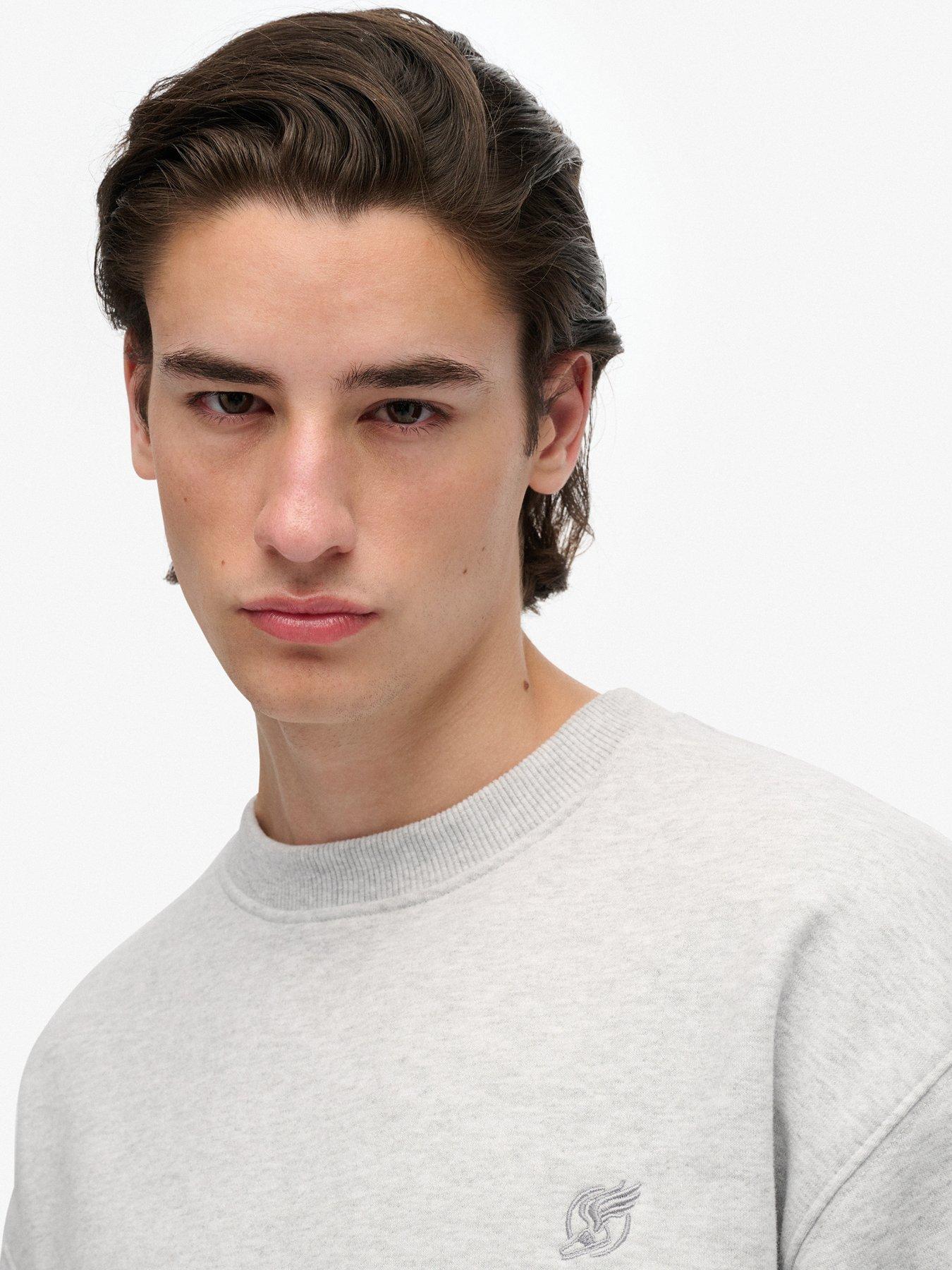 Image 3 of 5 of Superdry Oversized Sweat - Grey