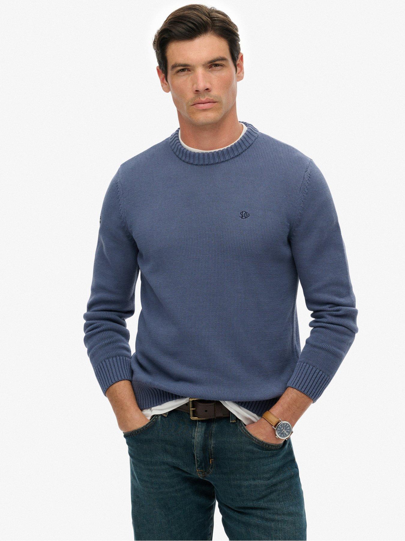 Image 1 of 5 of Superdry Preppy Cotton Knitted Jumper
