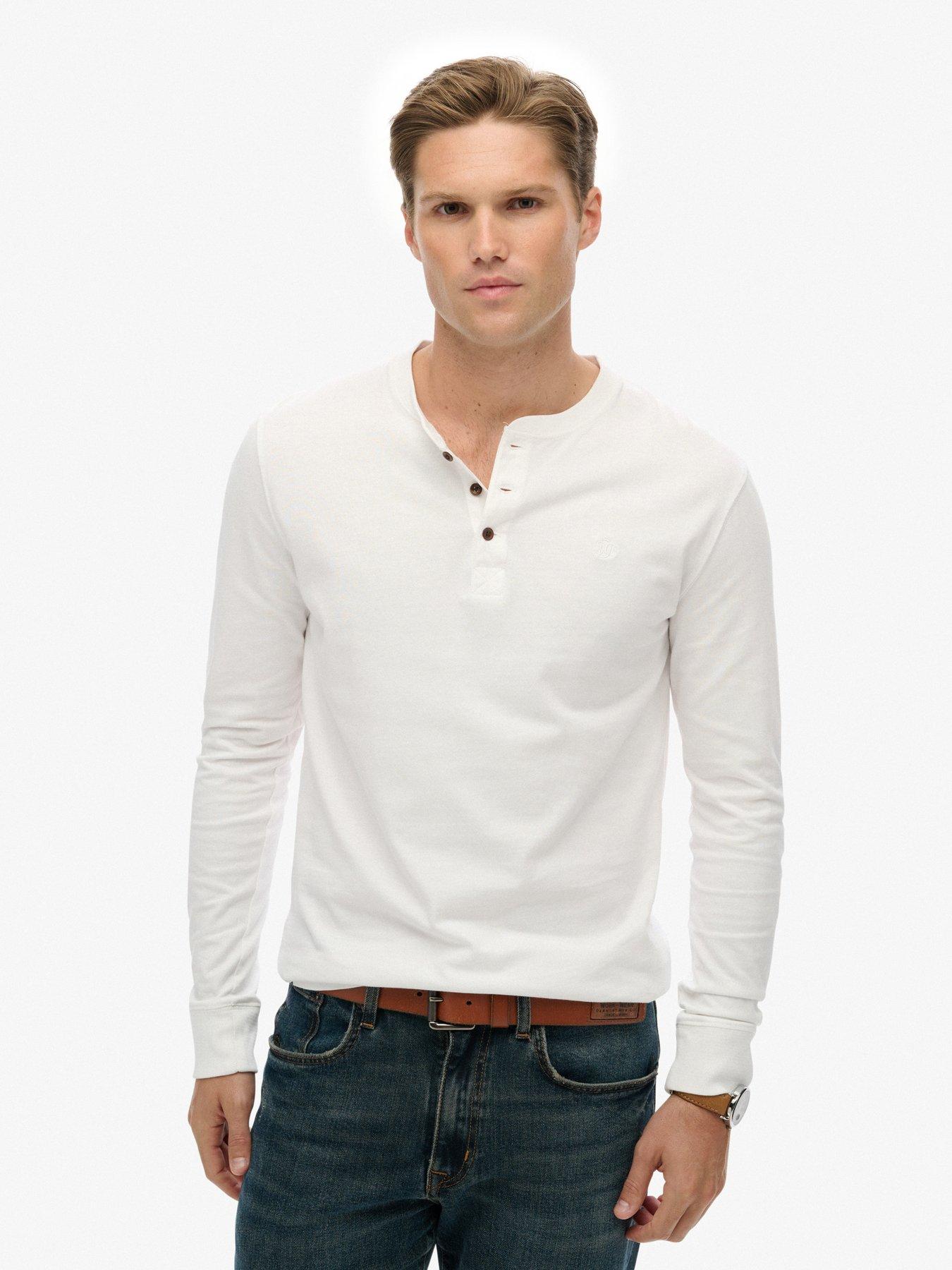 Superdry Superdry Classic Essential Grandad Long Sleeve T-shirt