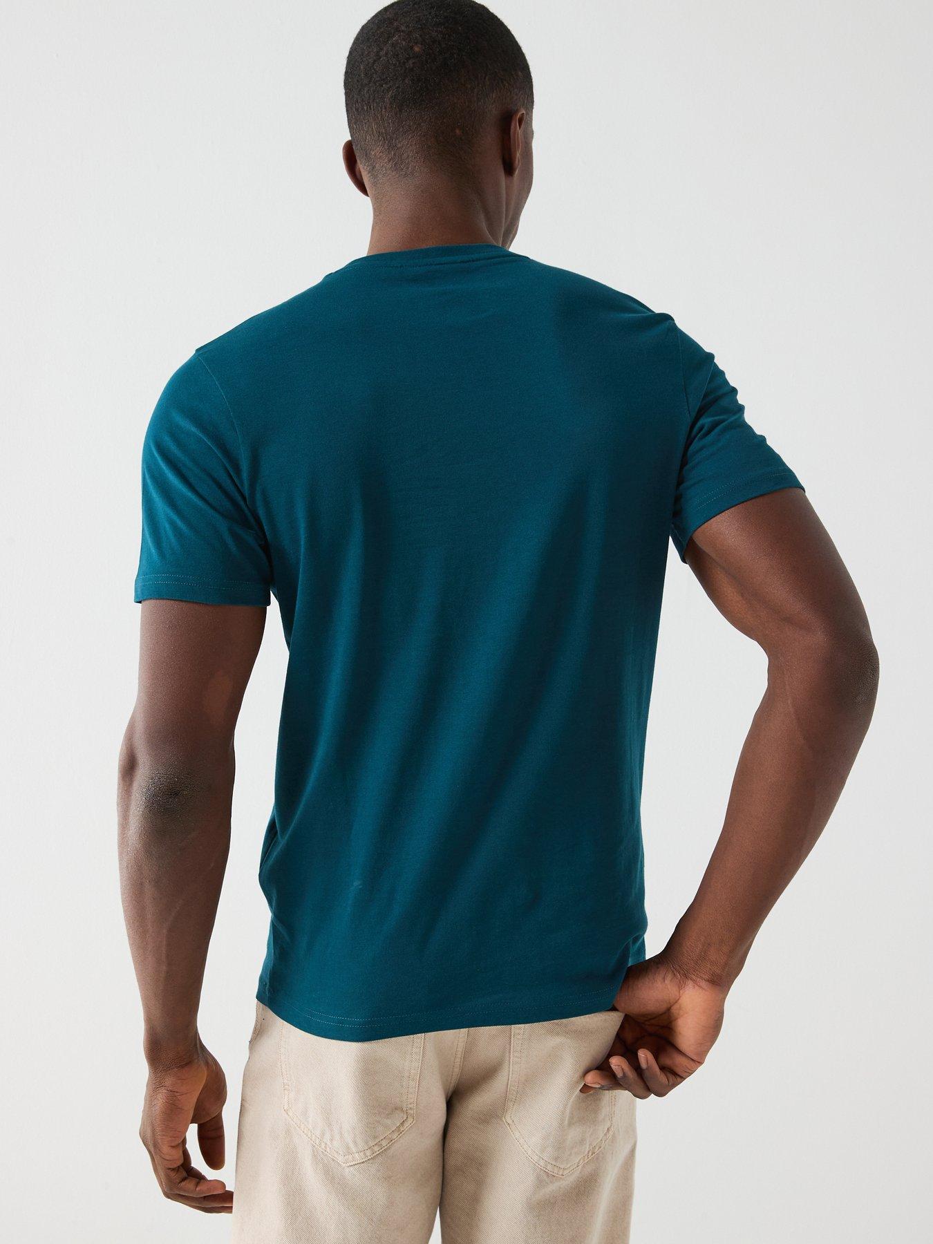 stillFront image of lyle-scott-plain-t-shirt-green