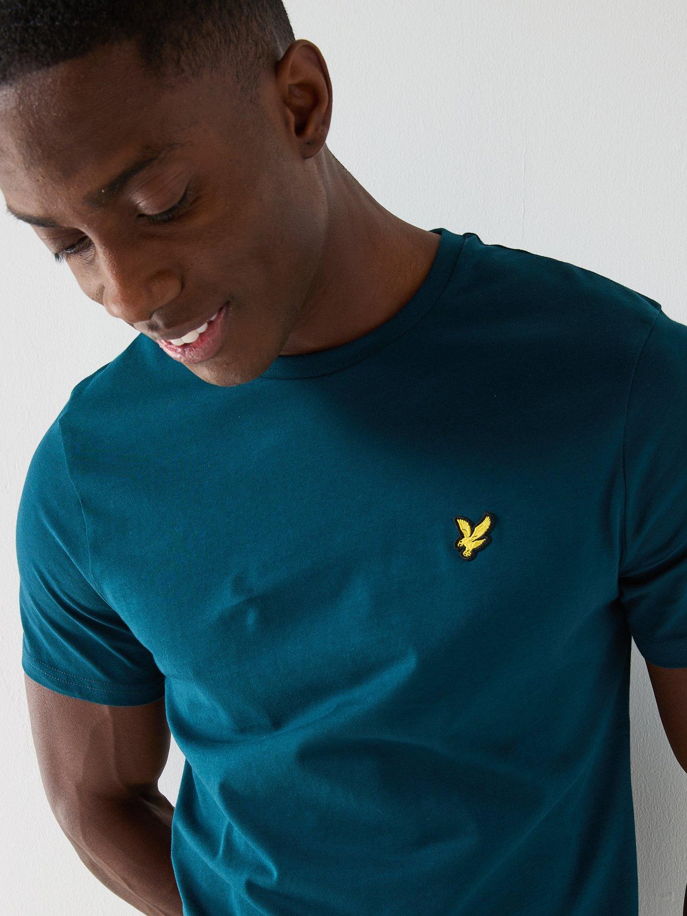  image of lyle-scott-plain-t-shirt-green