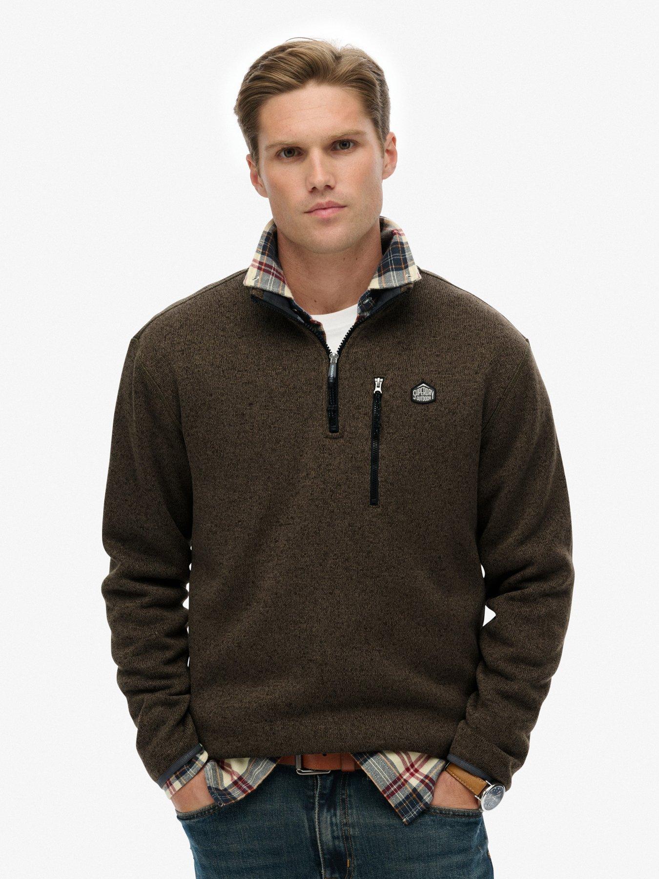 undefined Superdry Storm Fleece Half Zip Sweat