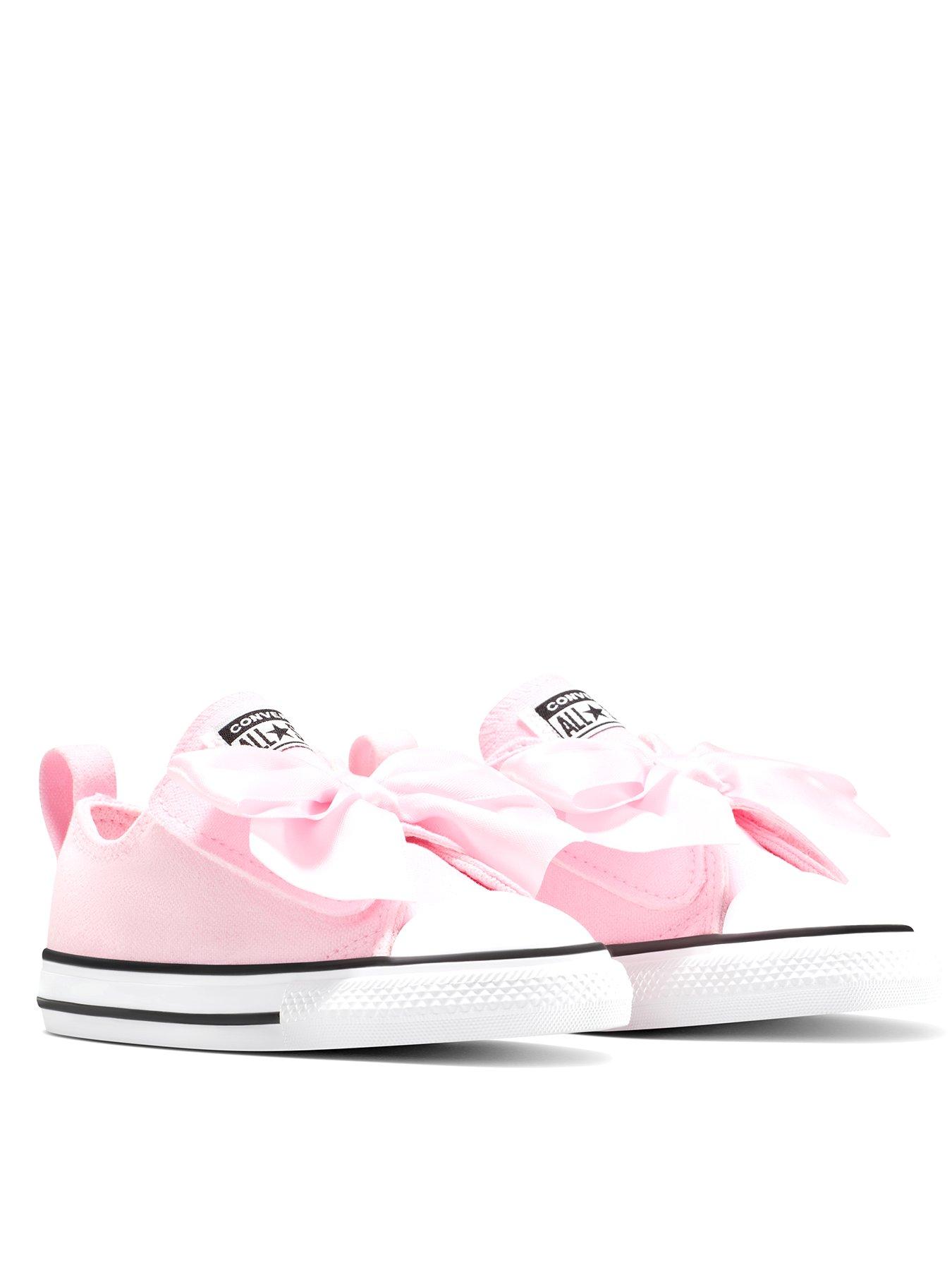  image of converse-infant-chuck-taylor-all-star-bows-easy-on-low-top-pink