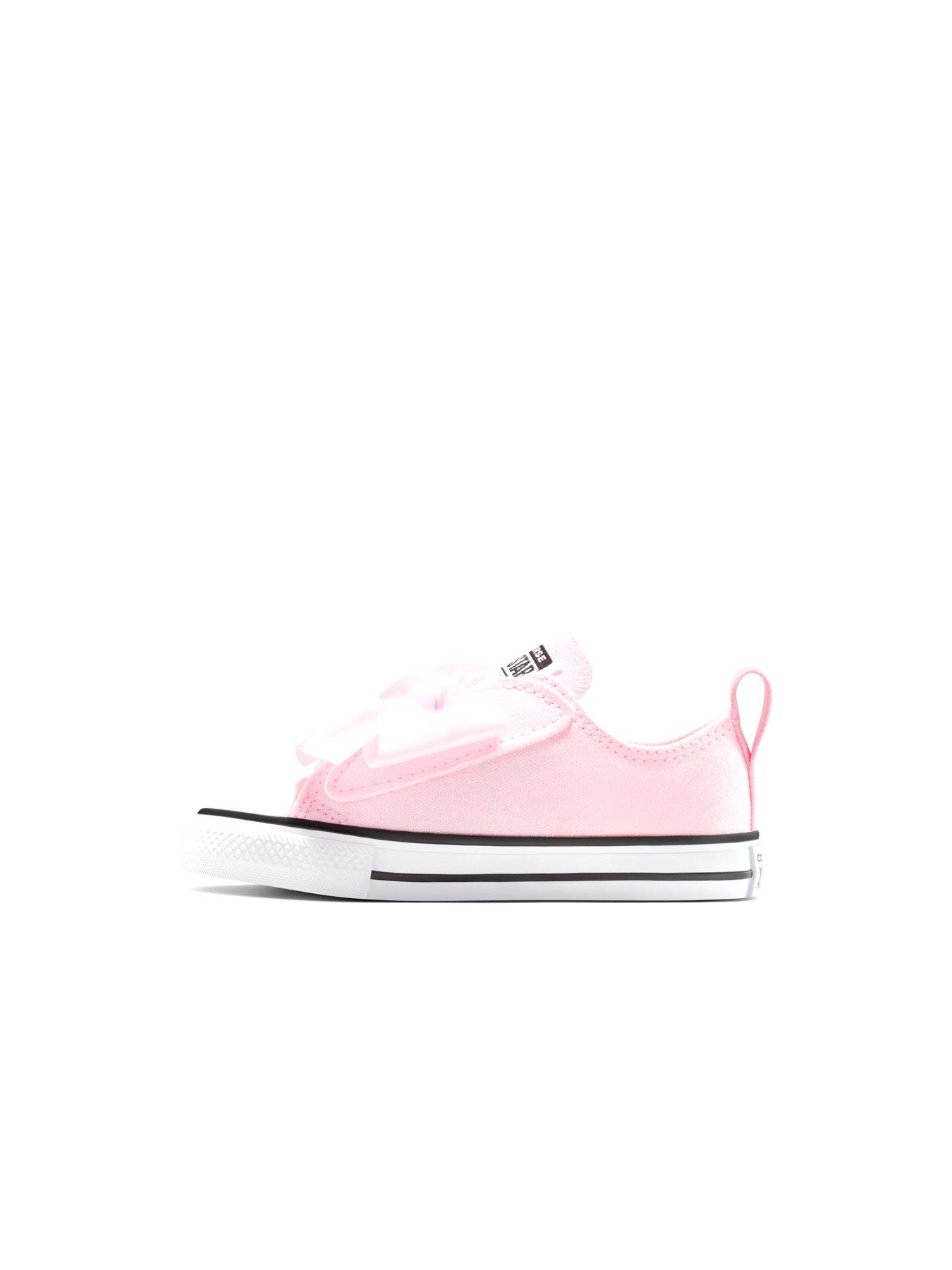  image of converse-infant-chuck-taylor-all-star-bows-easy-on-low-top-pink