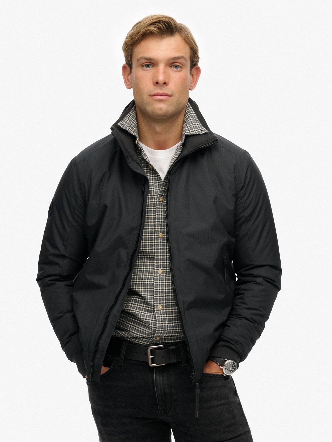  image of superdry-city-harrington-jacket-black