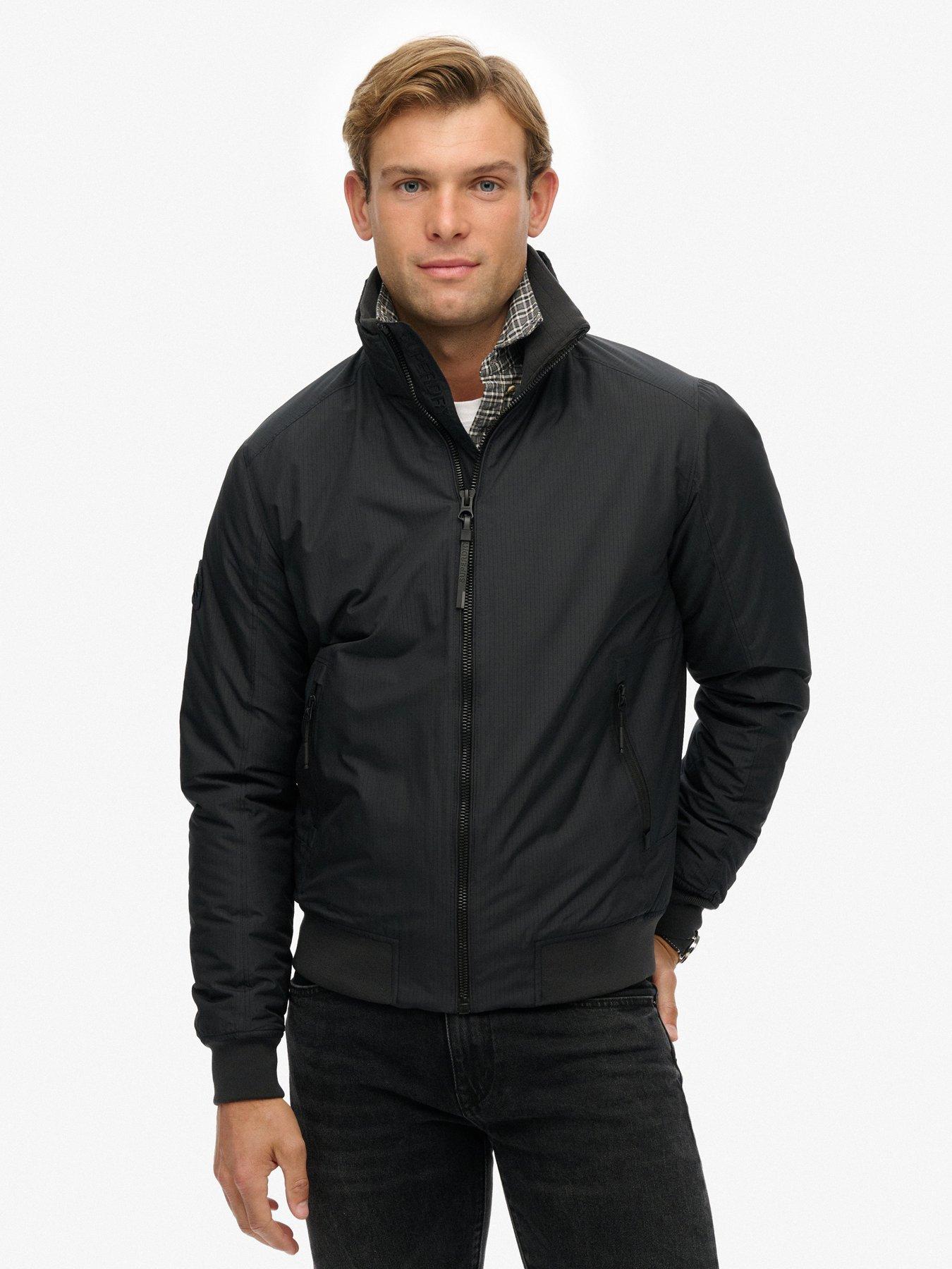  image of superdry-city-harrington-jacket-black
