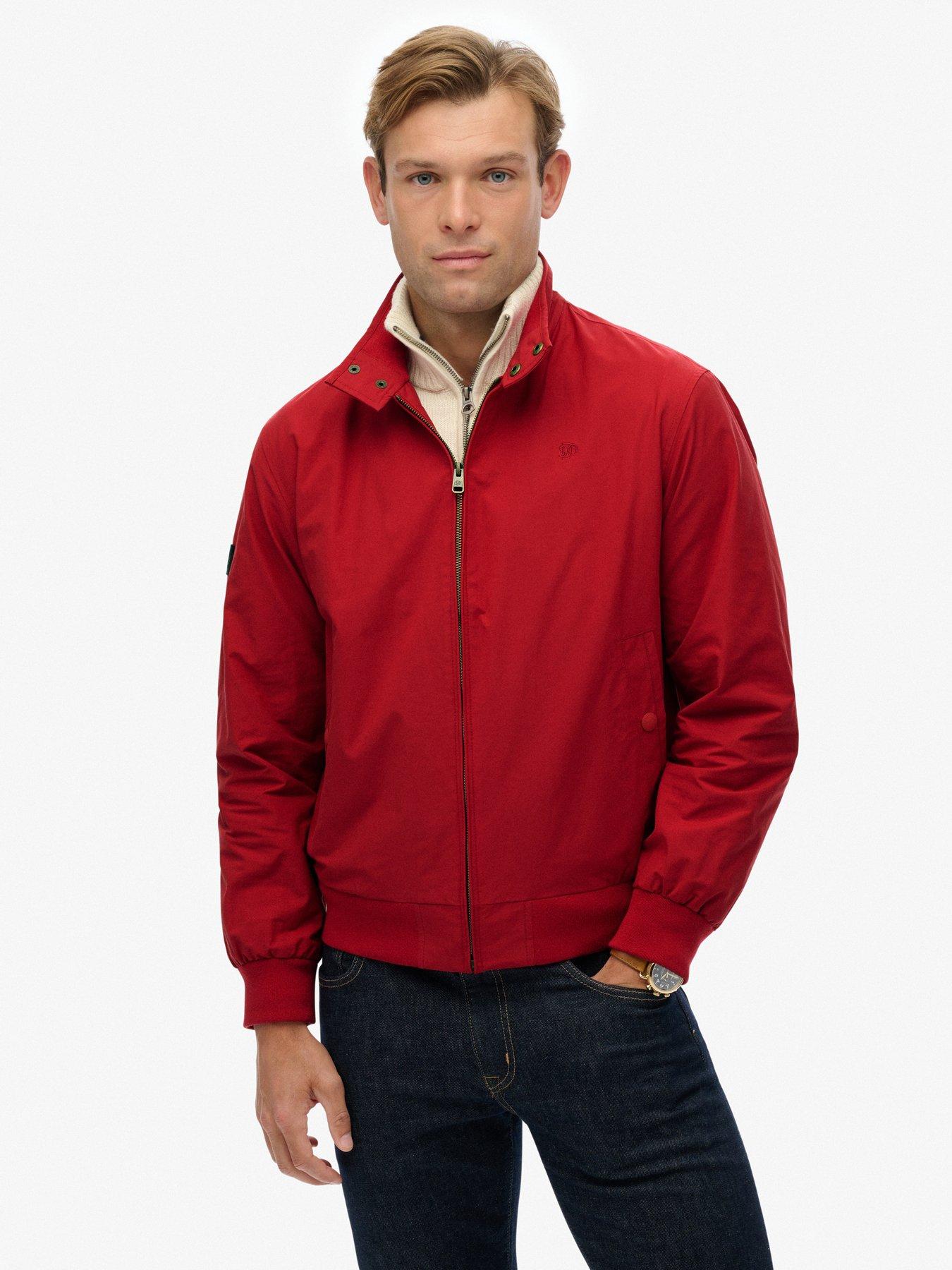  image of superdry-classic-harrington-jacket-red