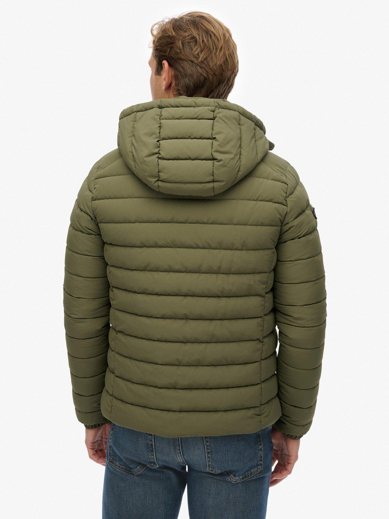  image of superdry-hooded-fuji-padded-jacket-green