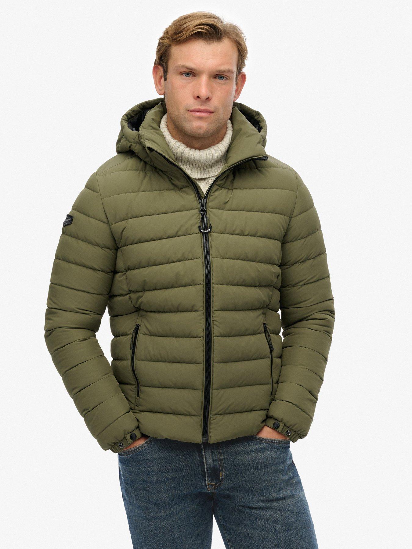  image of superdry-hooded-fuji-padded-jacket-green