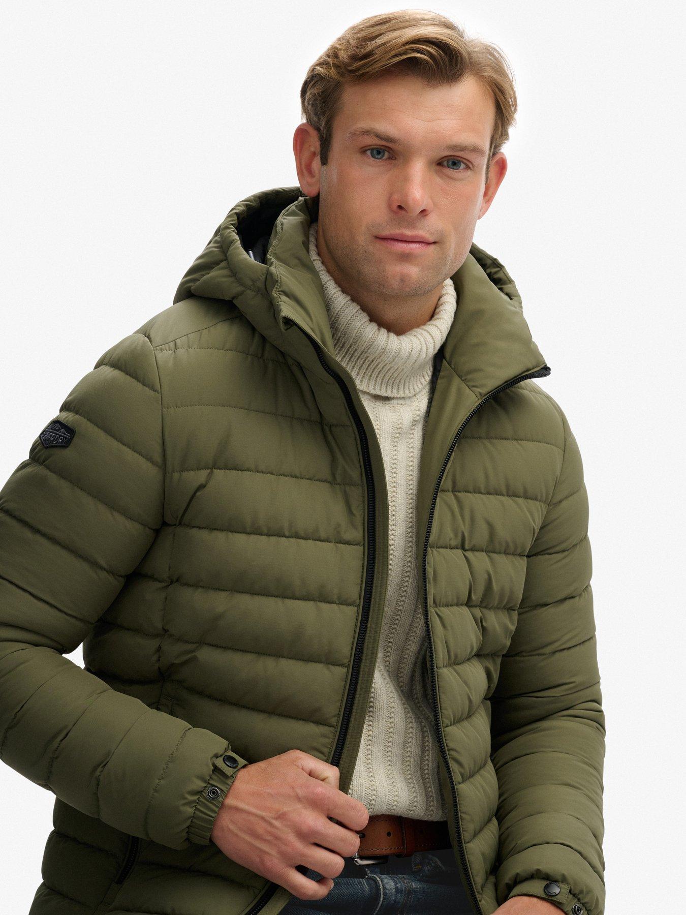  image of superdry-hooded-fuji-padded-jacket-green