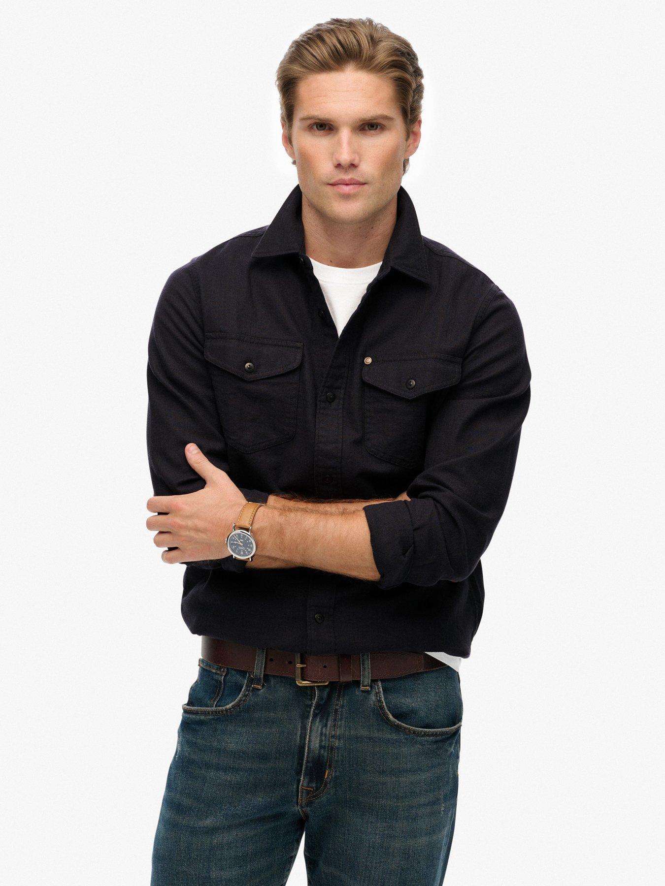 Superdry Merchant Ranch Shirt - Black