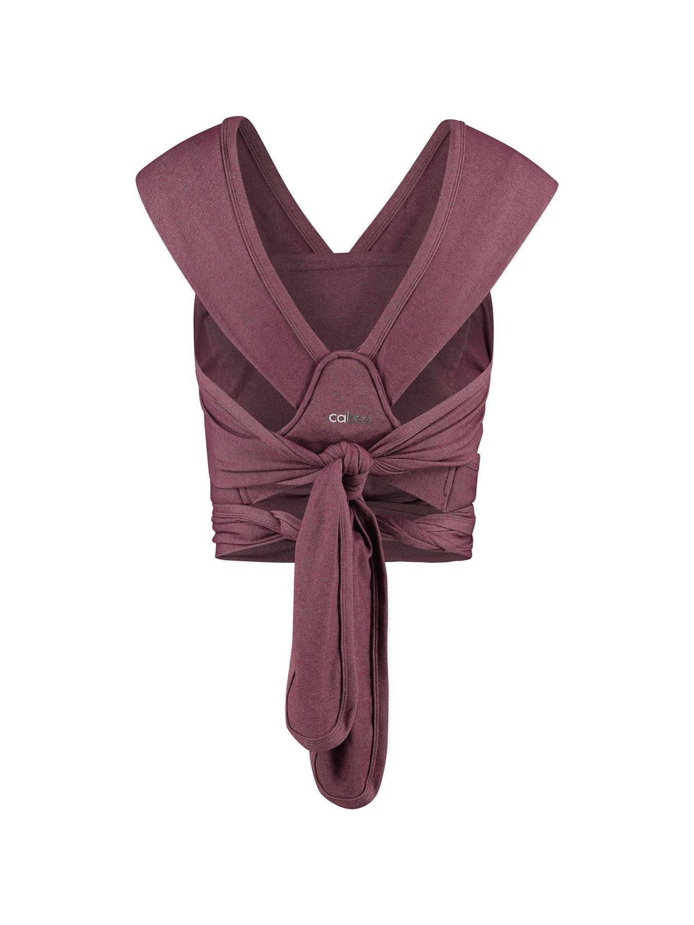  image of cotton-blend-caboo-sling--burgundy