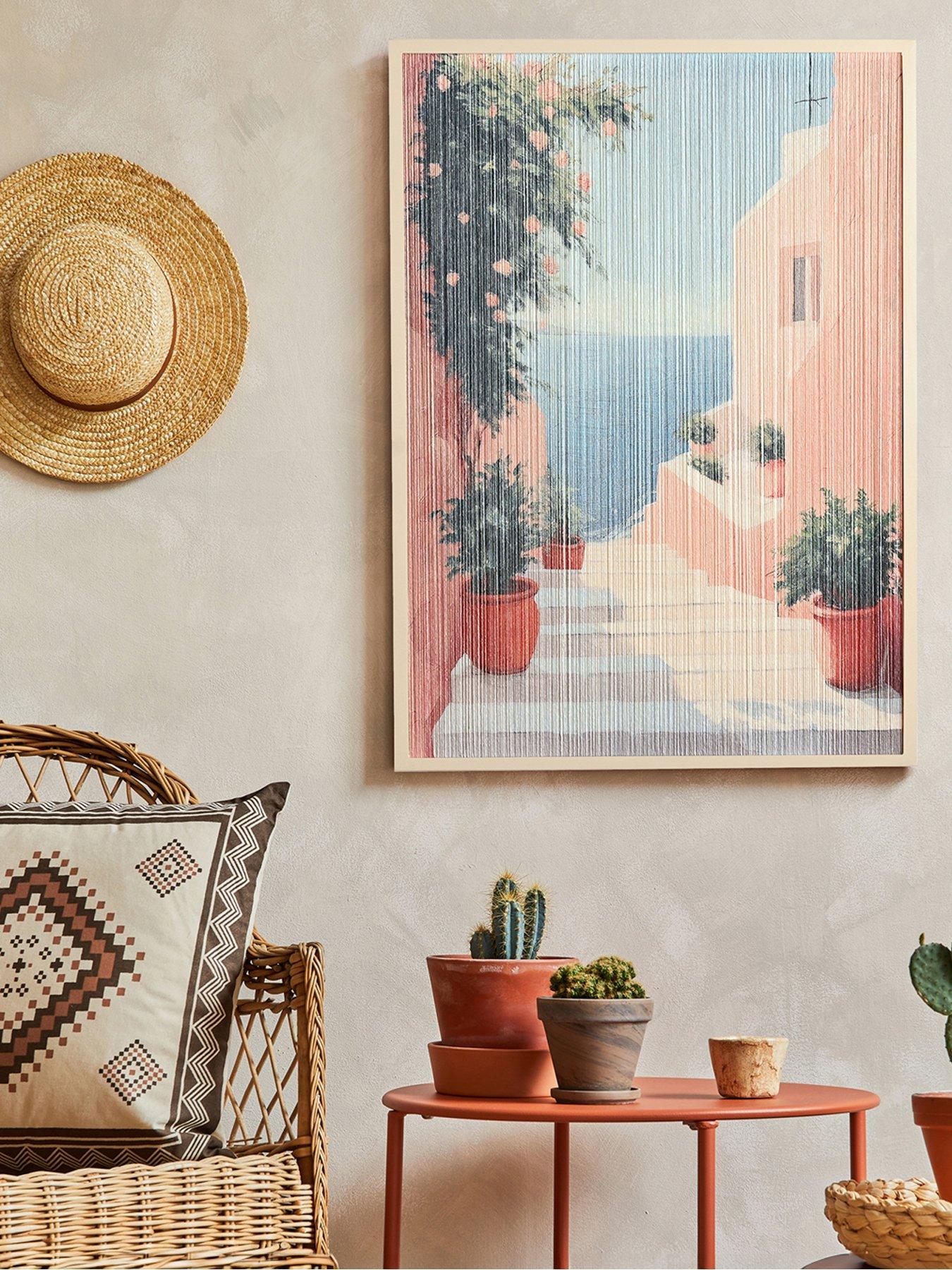 Hestia Hestia Thread Wall Art Picture - Mediterranean