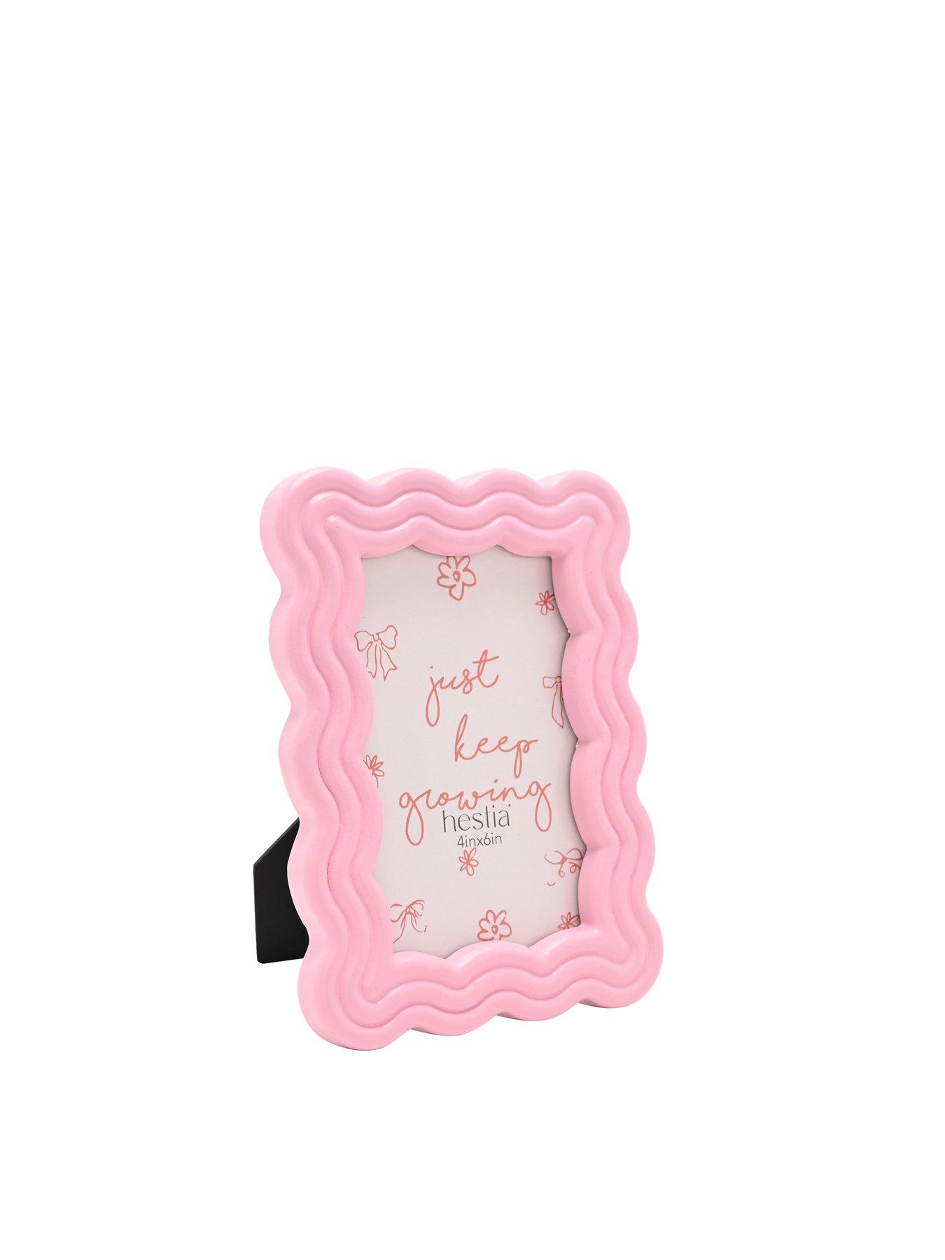 Hestia Hestia Wiggly Frame 4" X 6" - Pink