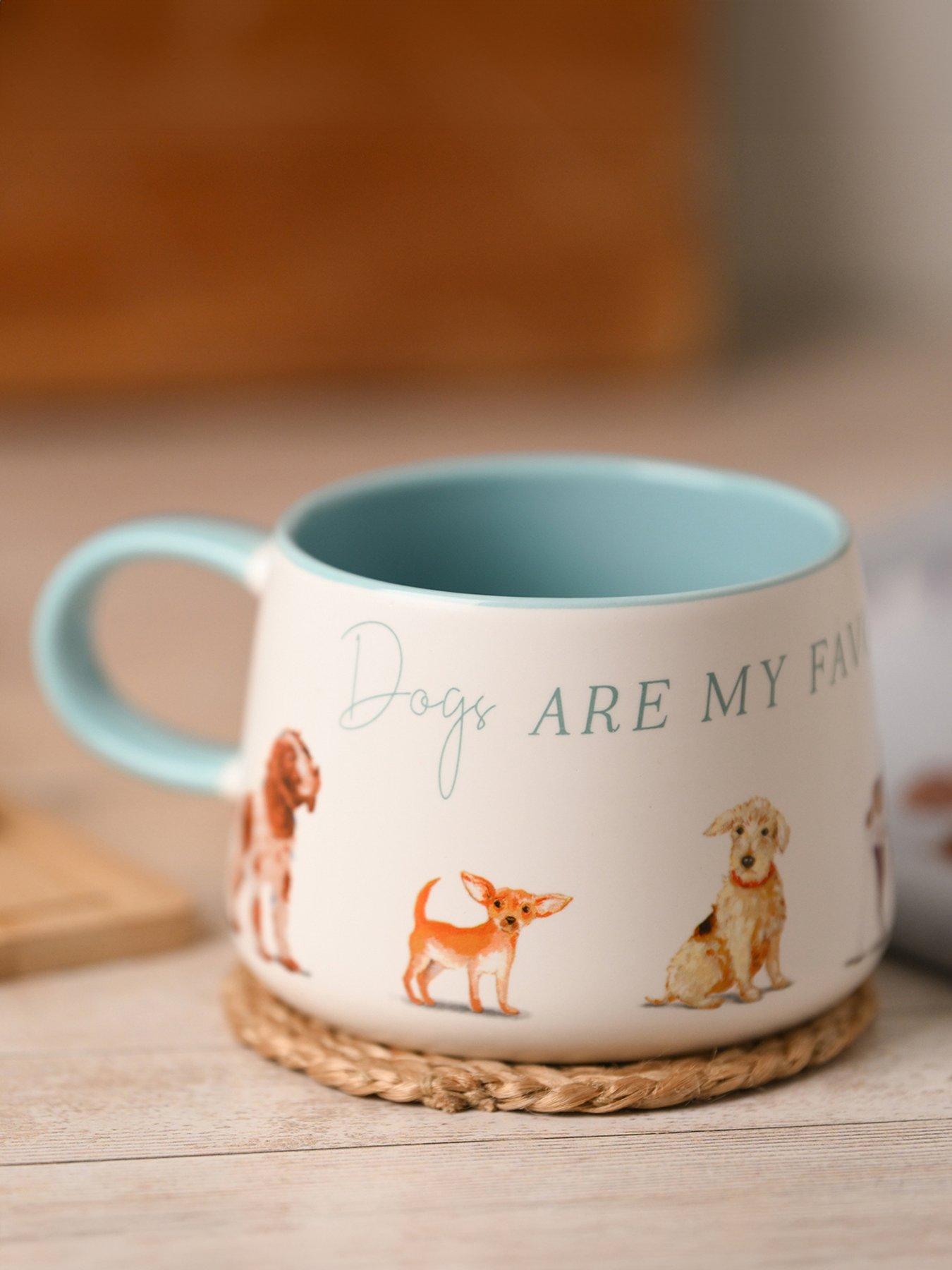 Image 1 of 5 of Hestia The Wildlife By Ling Designs Ceramic Mug "dogs Are My Favourite People"
