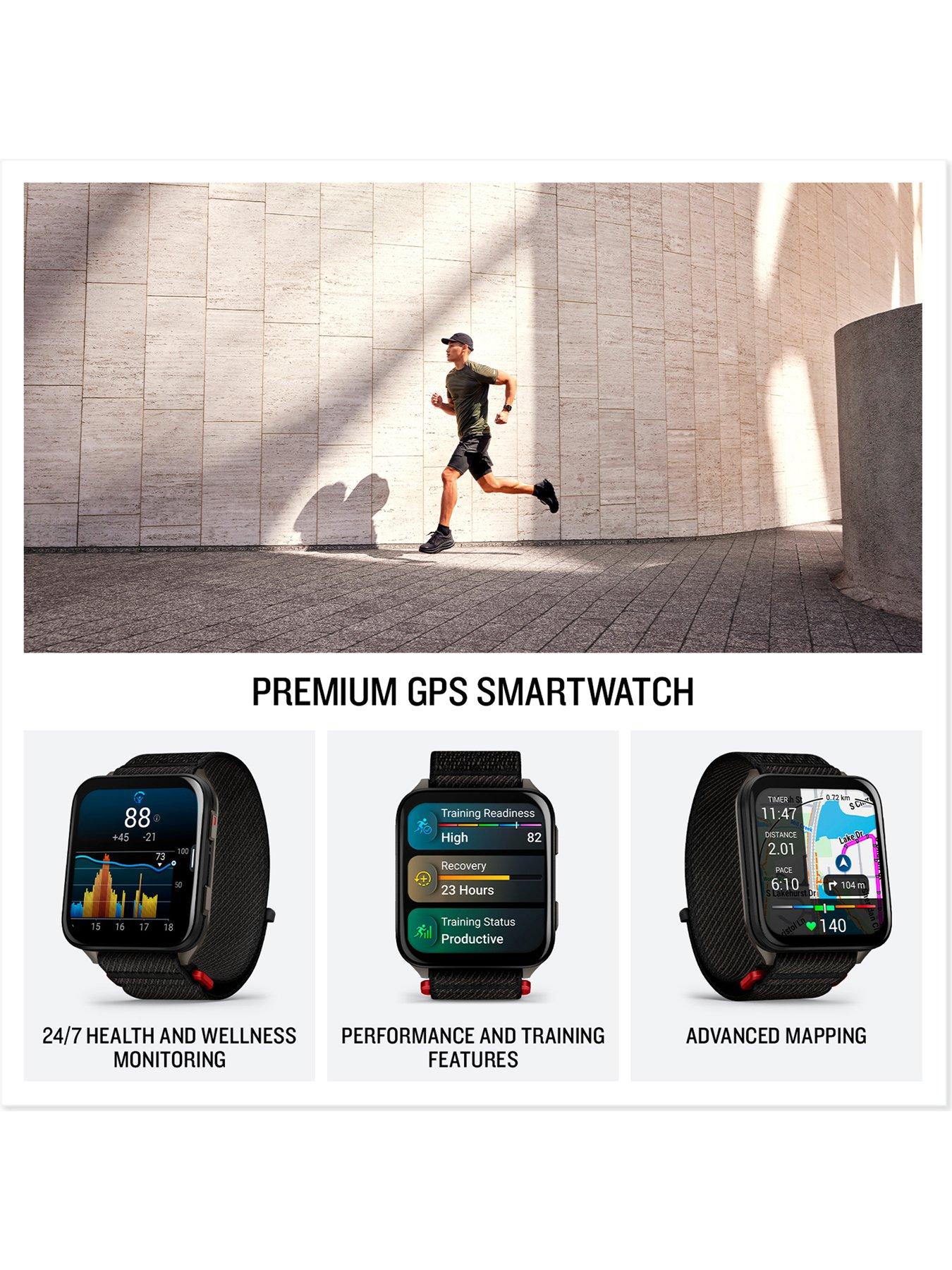  image of garmin-venu-x1-smartwatchnbsp--titanium-amp-black