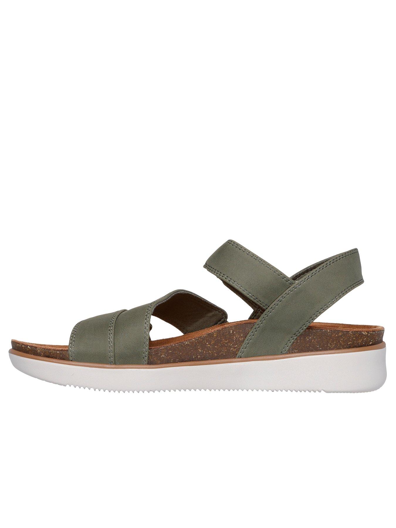 Image 5 of 5 of Skechers Lifted Comfort Sandal - Olive Duraleather