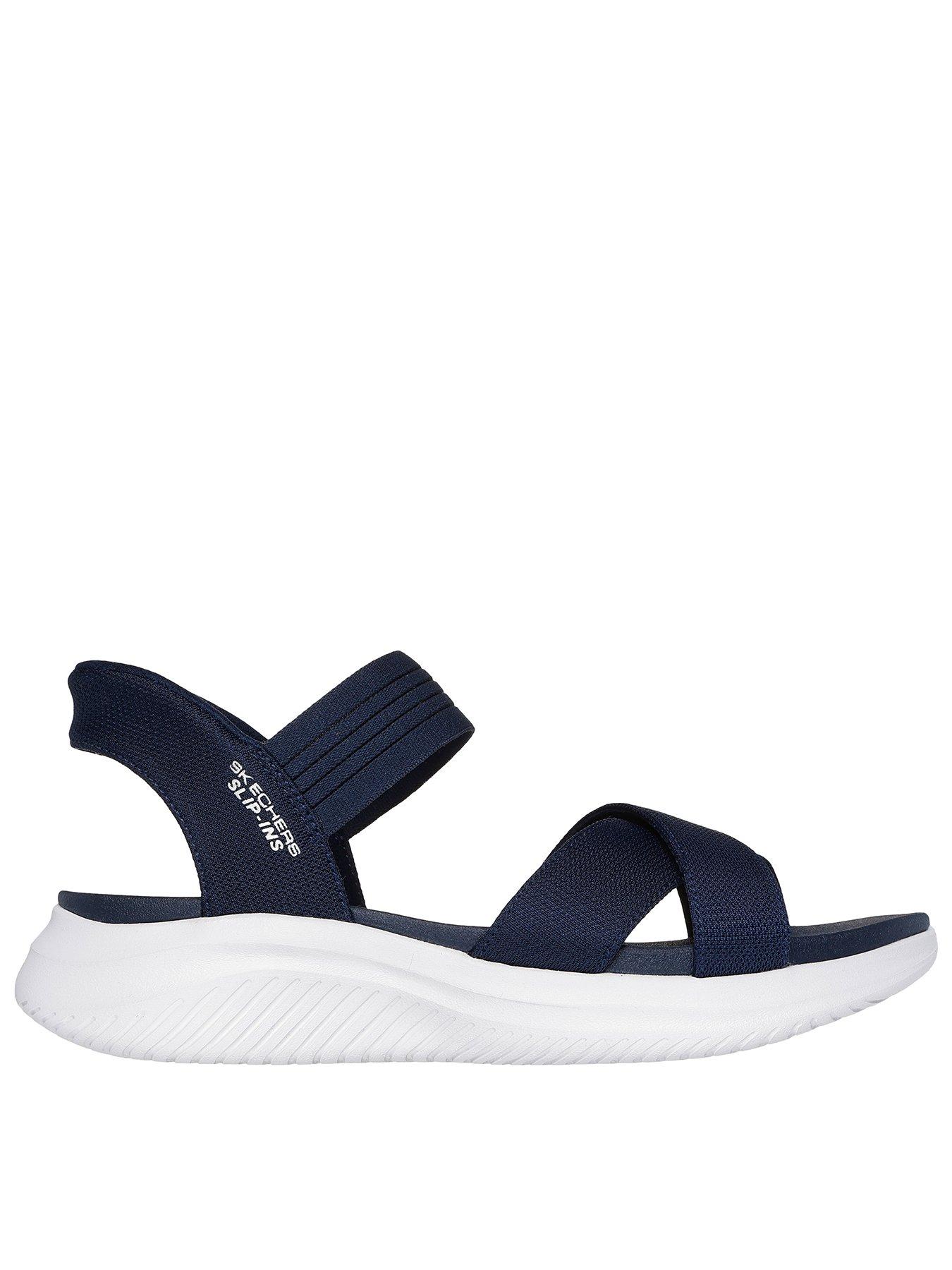Skechers Ultra Flex 3.0 Sandal Never Better Slip-ins Sandal - Navy Mesh/gore
