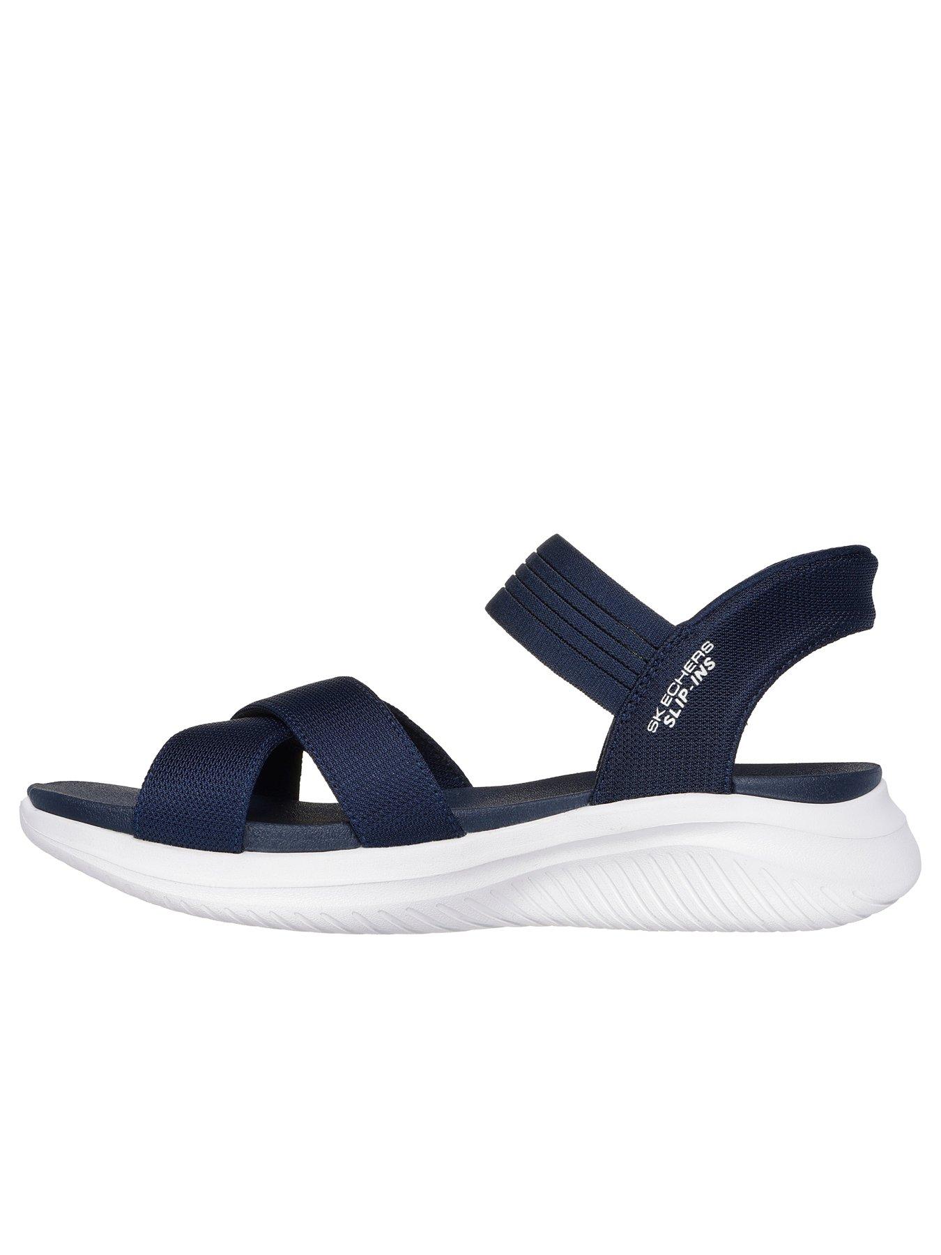 Image 5 of 5 of Skechers Ultra Flex 3.0 Sandal Never Better Slip-ins Sandal - Navy Mesh
