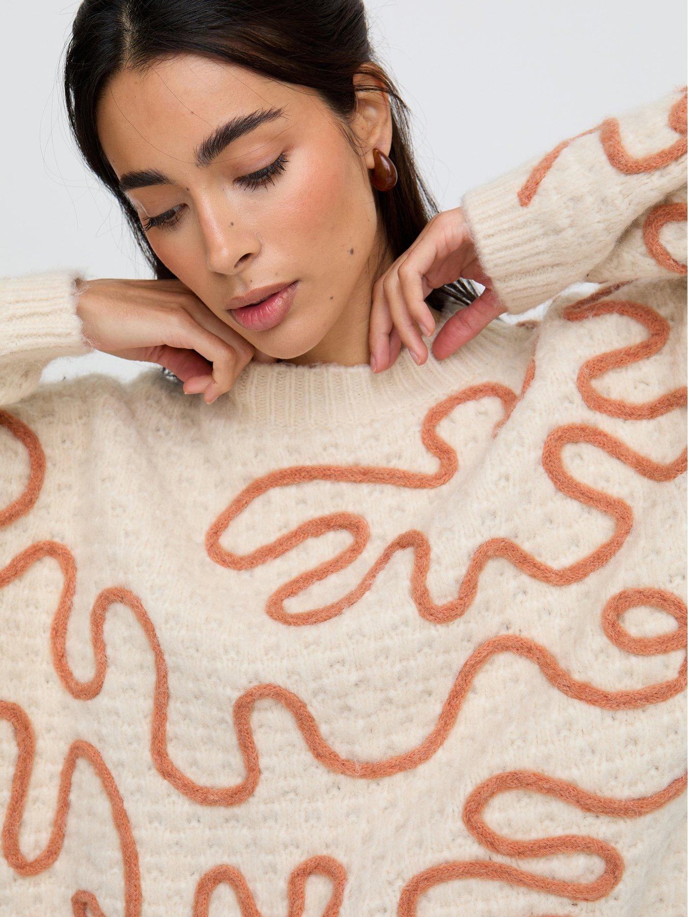 Image 5 of 5 of Raffya Elton Jumper - Beige