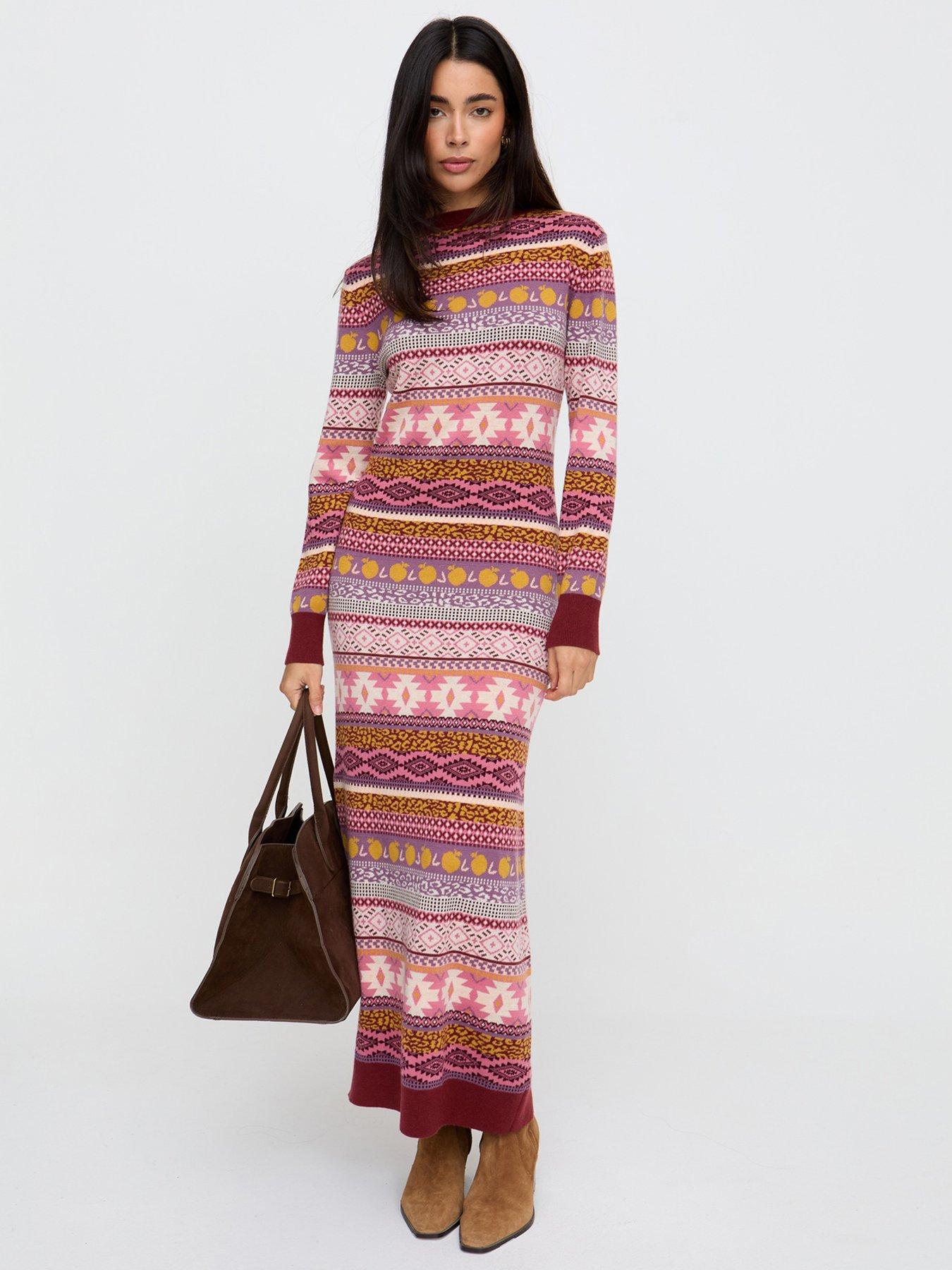  image of raffya-elvis-dress-multi