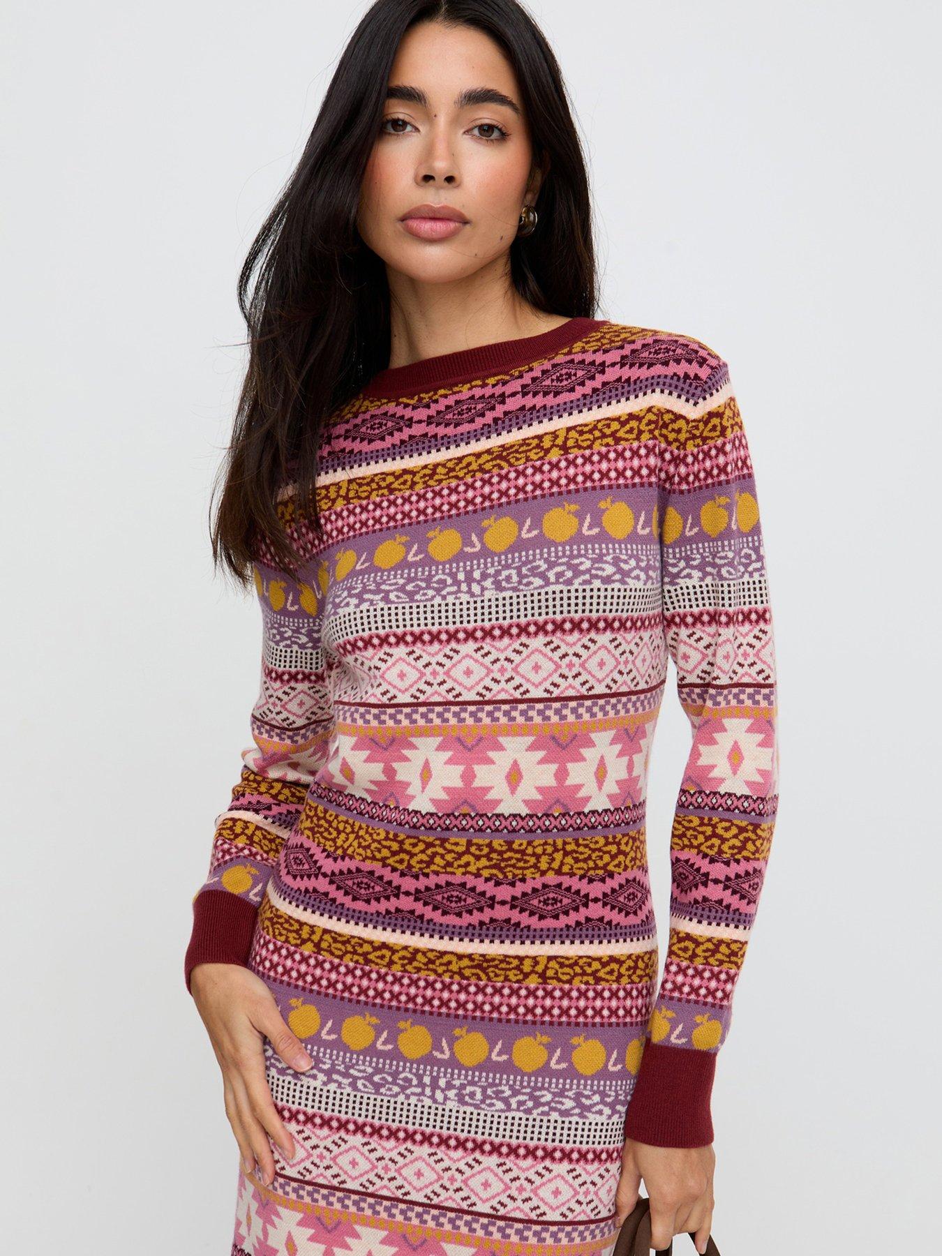  image of raffya-elvis-dress-multi