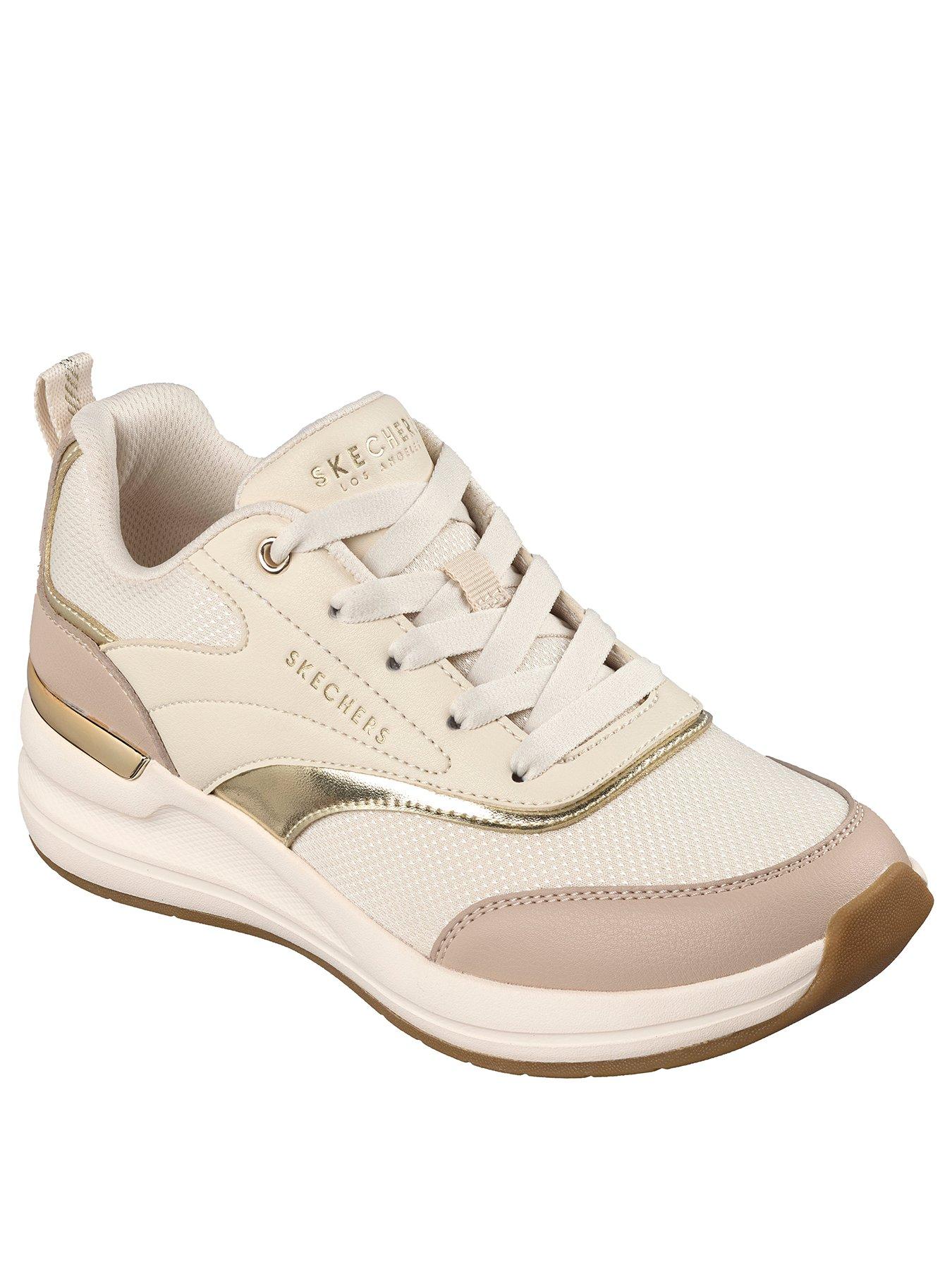  image of skechers-billion-2-monroe-wedge-trainer-natural