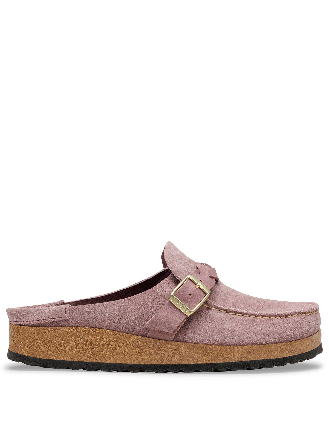 Image 2 of 3 of Birkenstock Buckley Braided Suede Shoe - Faded Purple