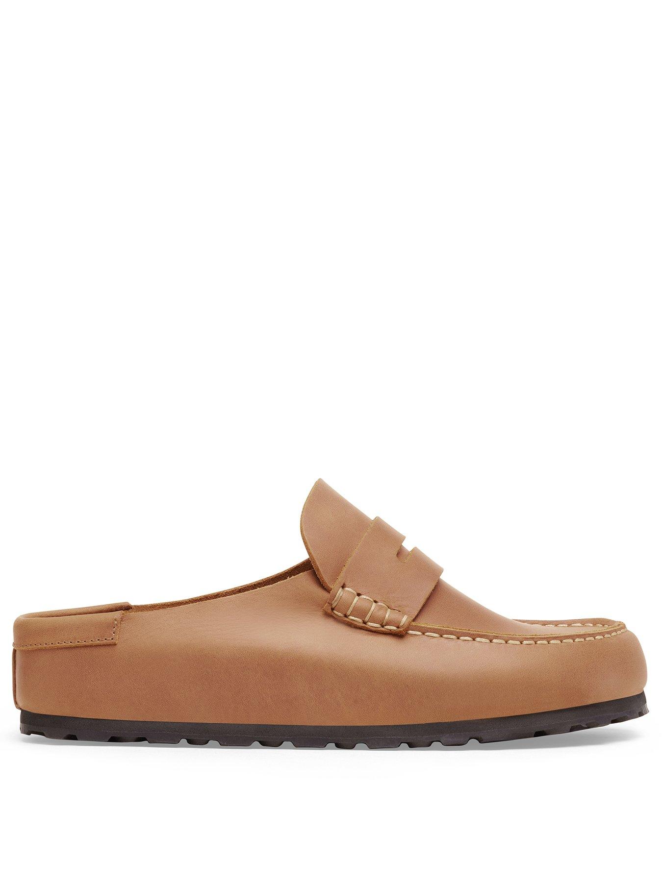  image of birkenstock-naples-wrapped-oiled-leather-clog-cognac