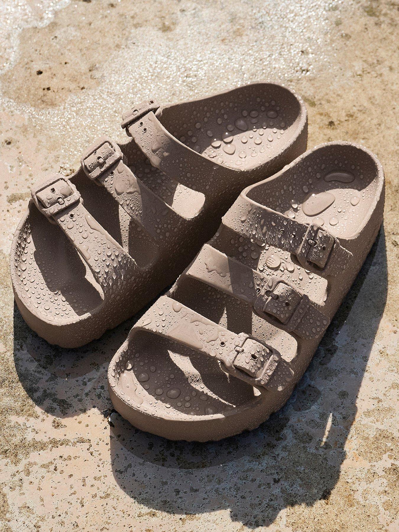 Birkenstock Florida Flex III Platform Eva Sandal - Gray Taupe